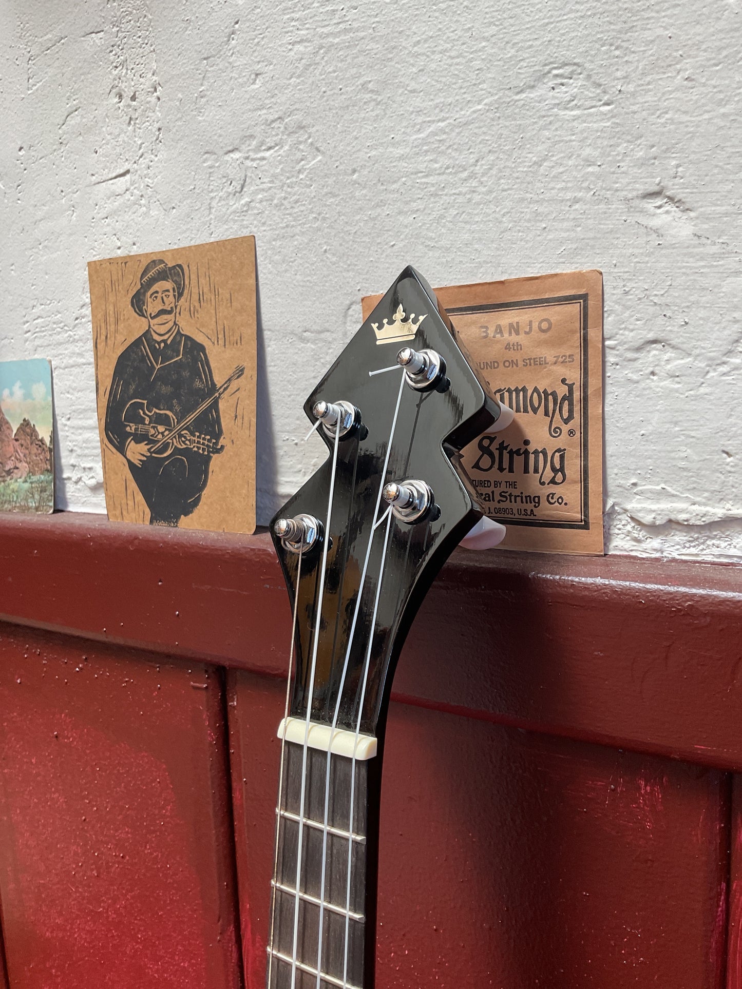 DUKE Tenor Banjo Ukulele (Fire Engine Red | Made in New Zealand)
