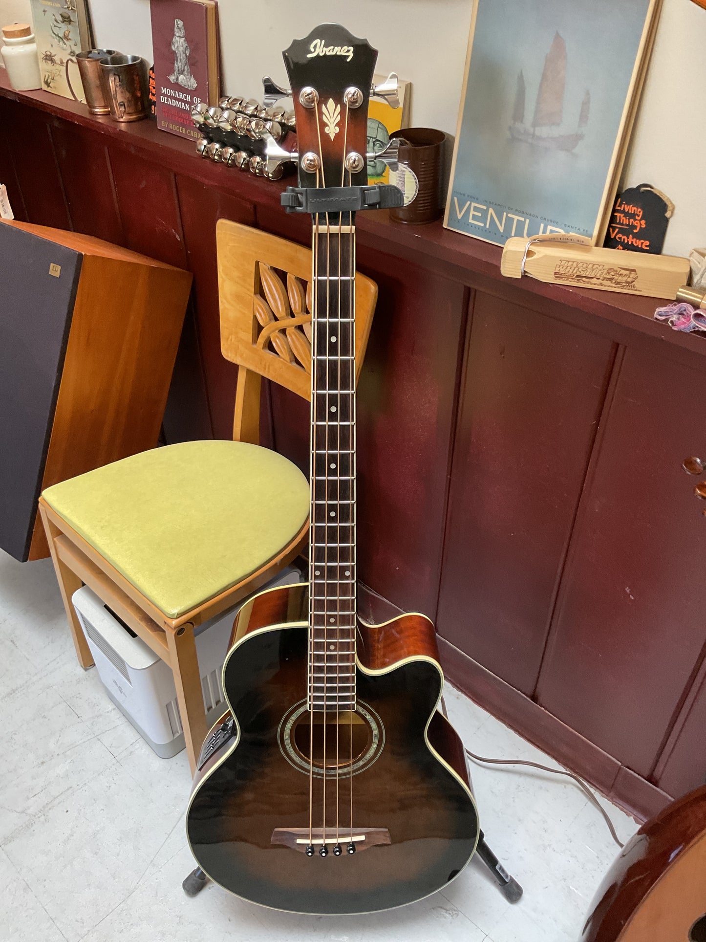 Ibanez Acoustic Bass with Case