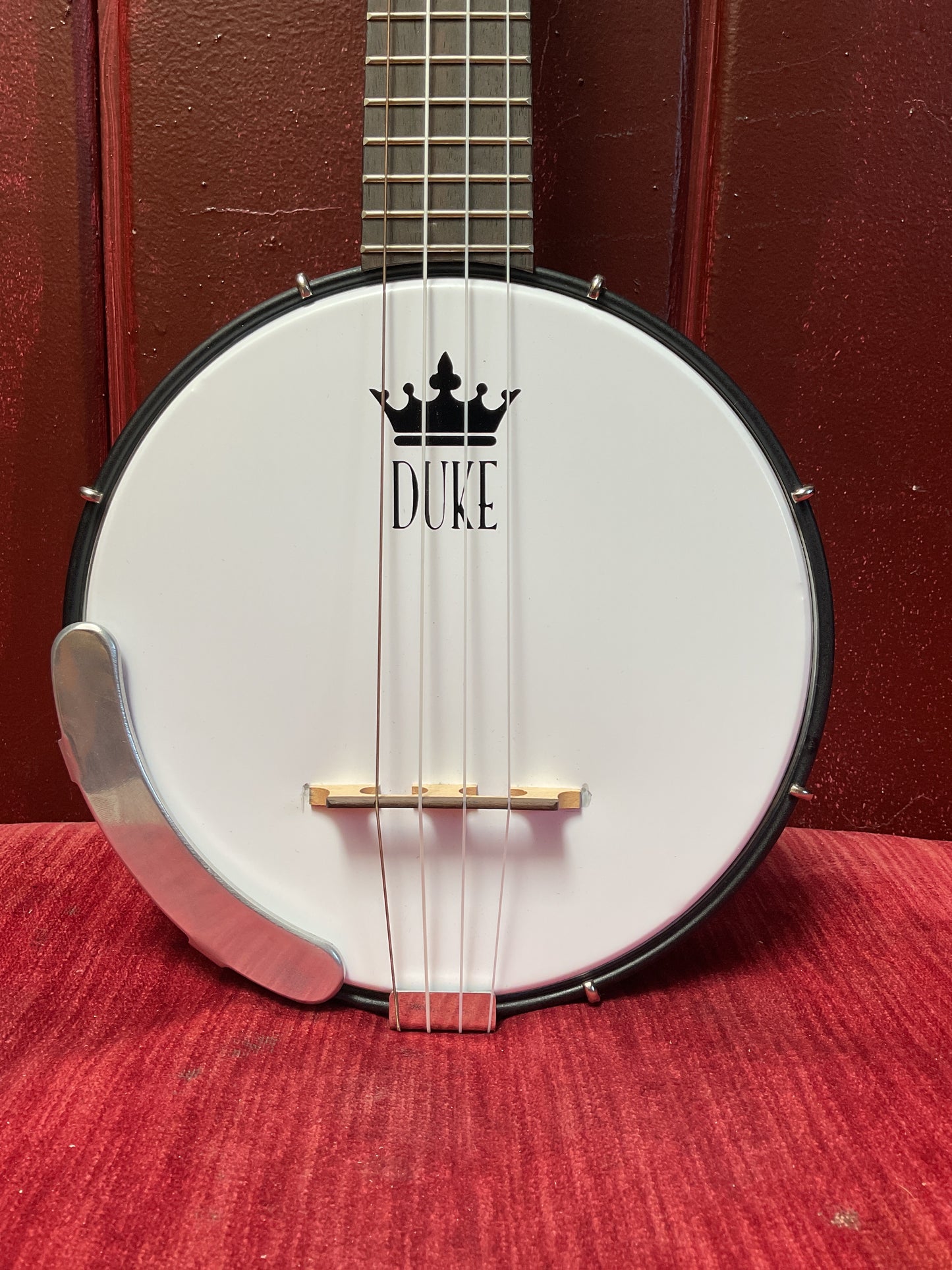 DUKE Tenor Banjo Ukulele (Fire Engine Red | Made in New Zealand)