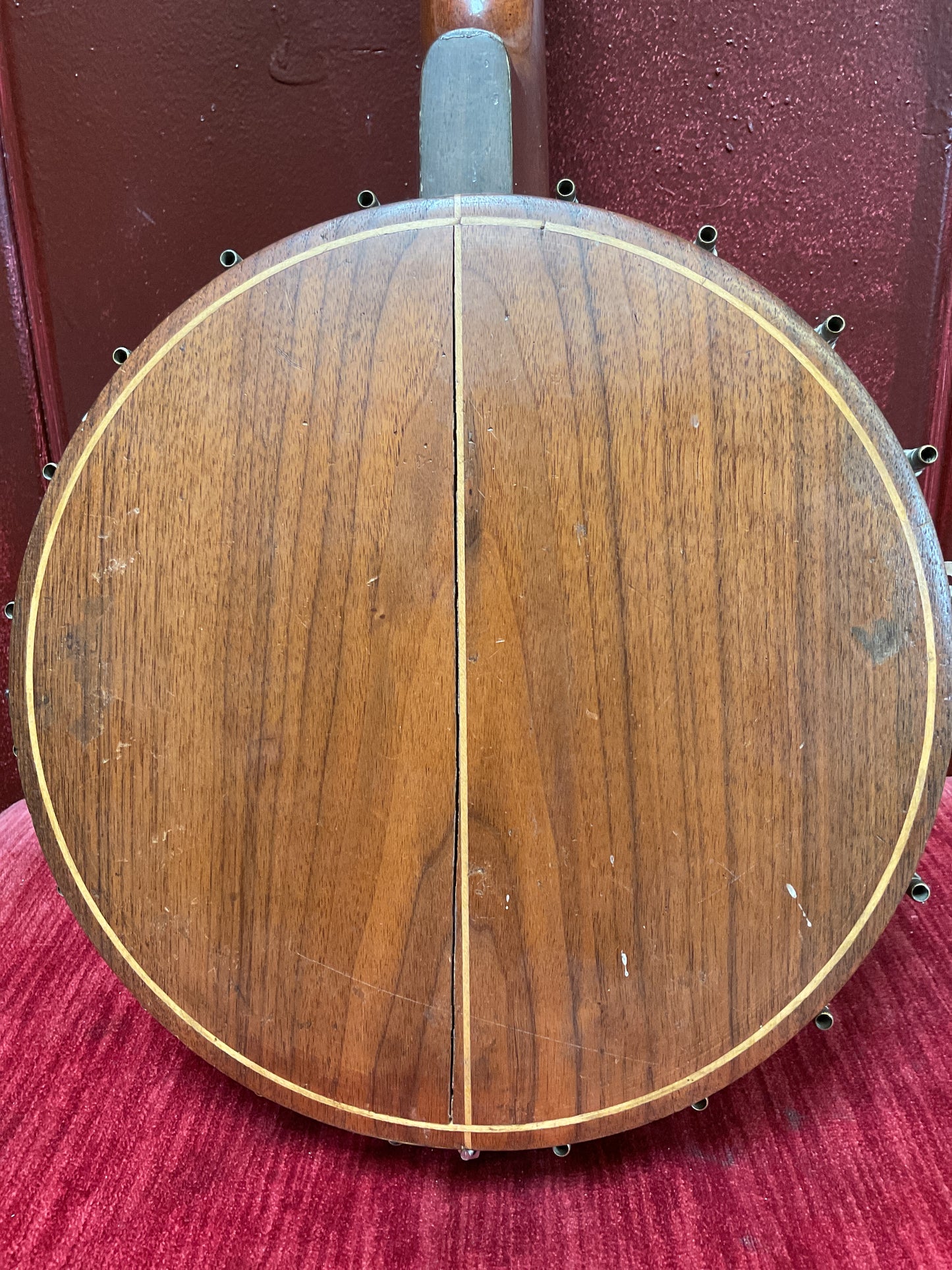 Langstyle No. 2 Triple X Resonator Banjo (1920s) with 5-String StewMac Neck and Case