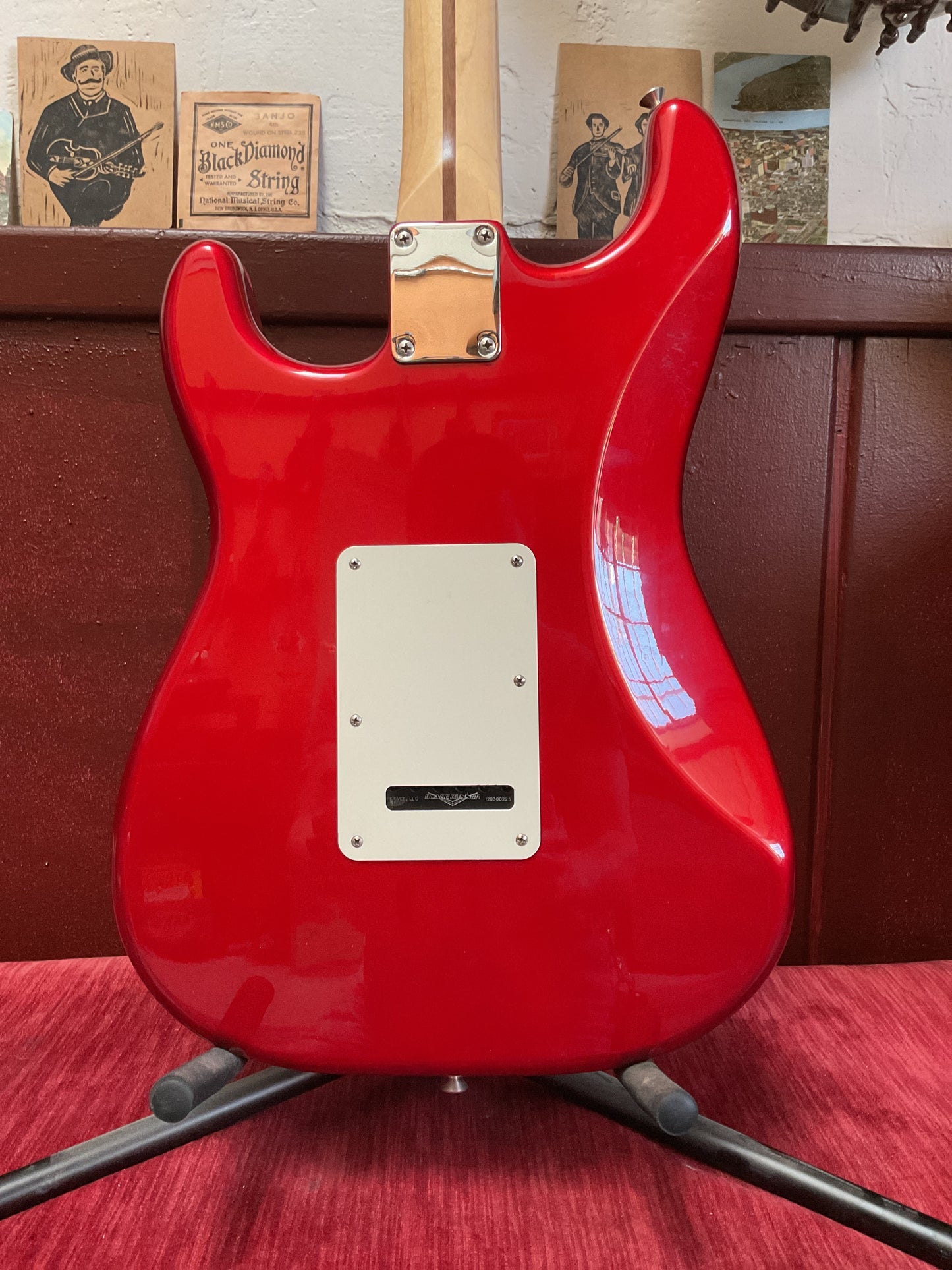 Red Fender 60th Anniversary Stratocaster MIM (2006) with Bag