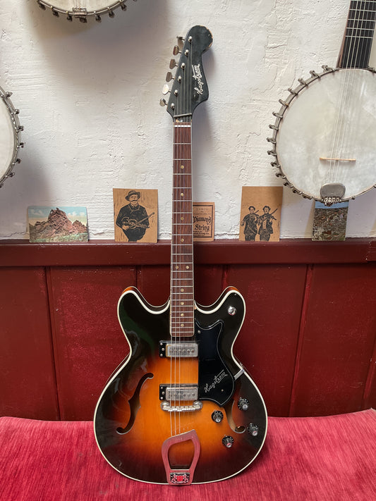 Hagstrom SB Viking Hollow Body Electric Guitar (c. 1965) with Case