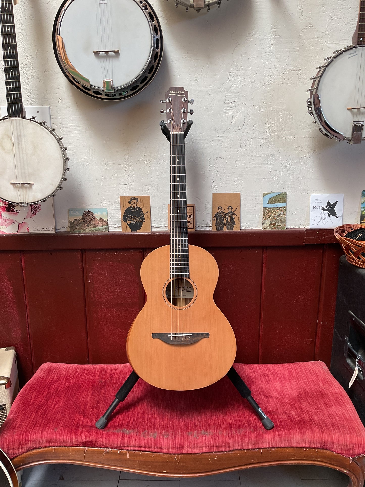 Sheeran by Lowden W03 Mini Parlor Acoustic-Electric Guitar