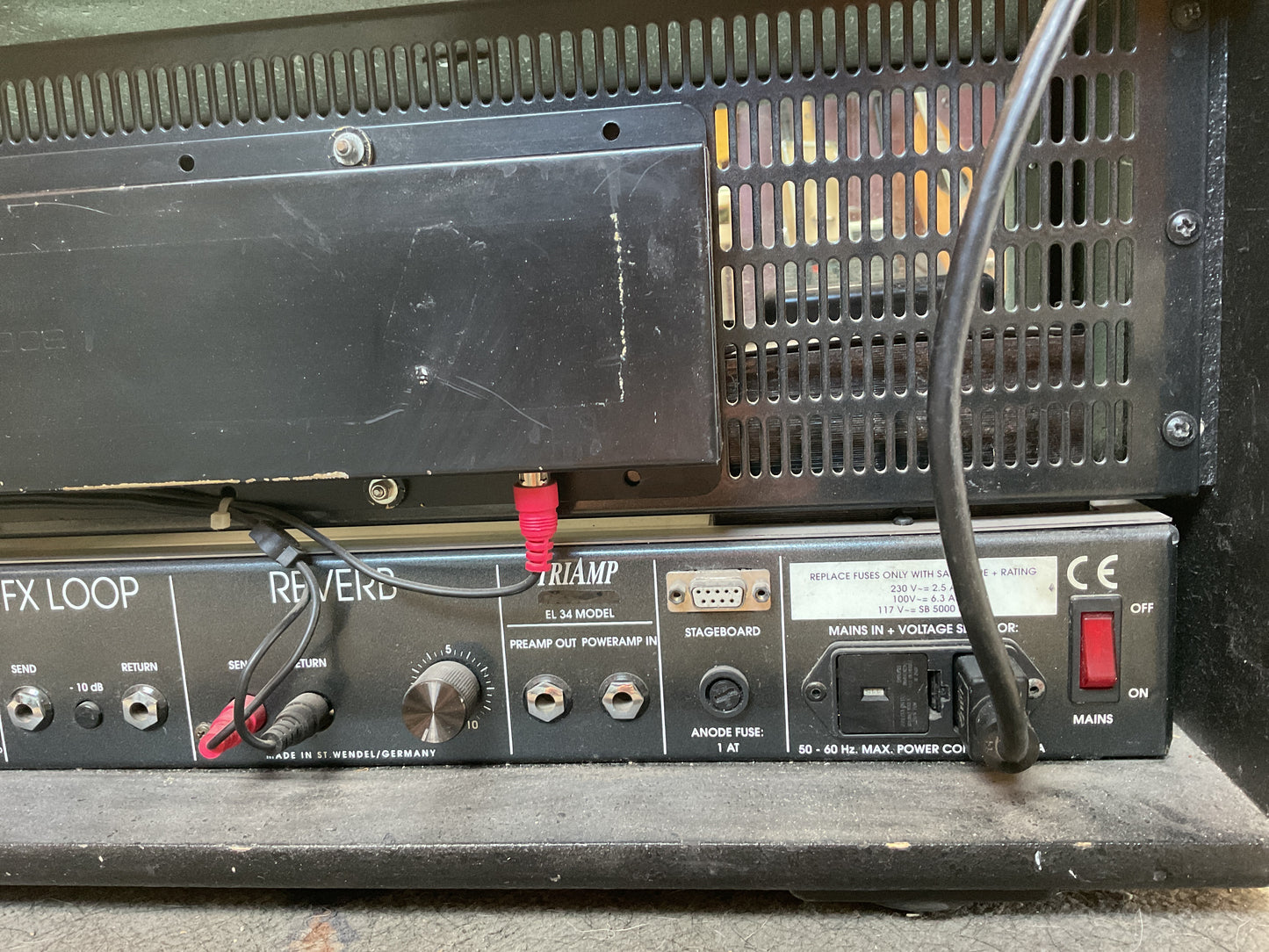 Hughes & Kettner TriAmp (MK 1 EL 34 Model) with Cabinet