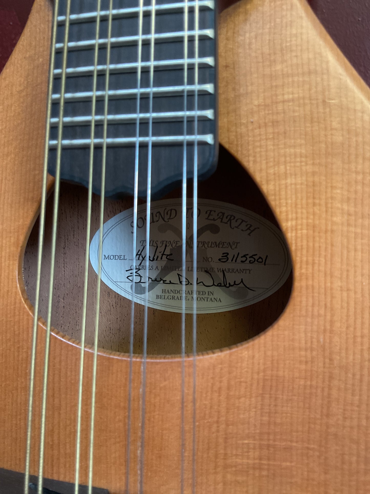 Weber Hyalite A-Style Mandolin (2000s) with Case