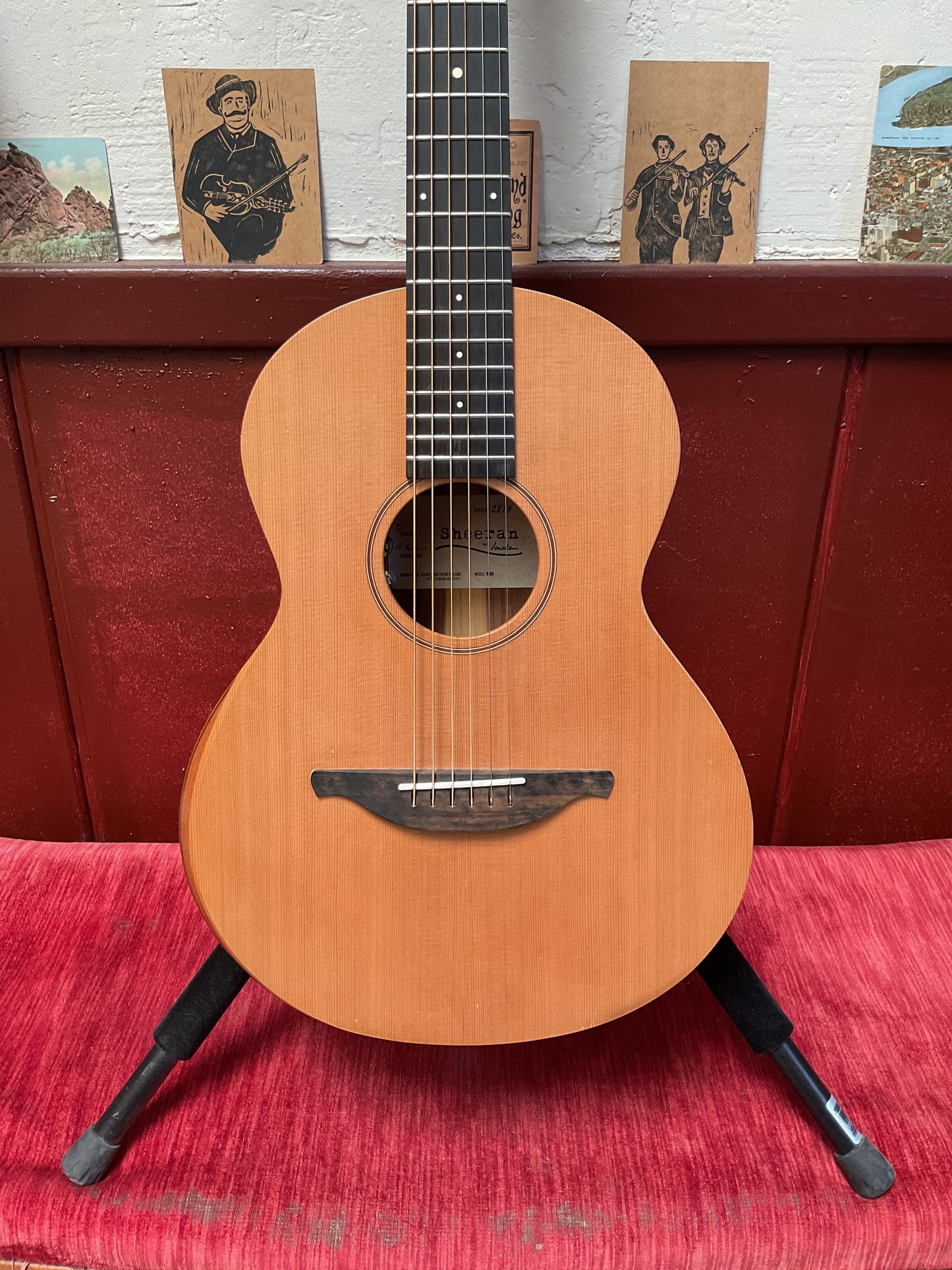 Sheeran by Lowden W03 Mini Parlor Acoustic-Electric Guitar