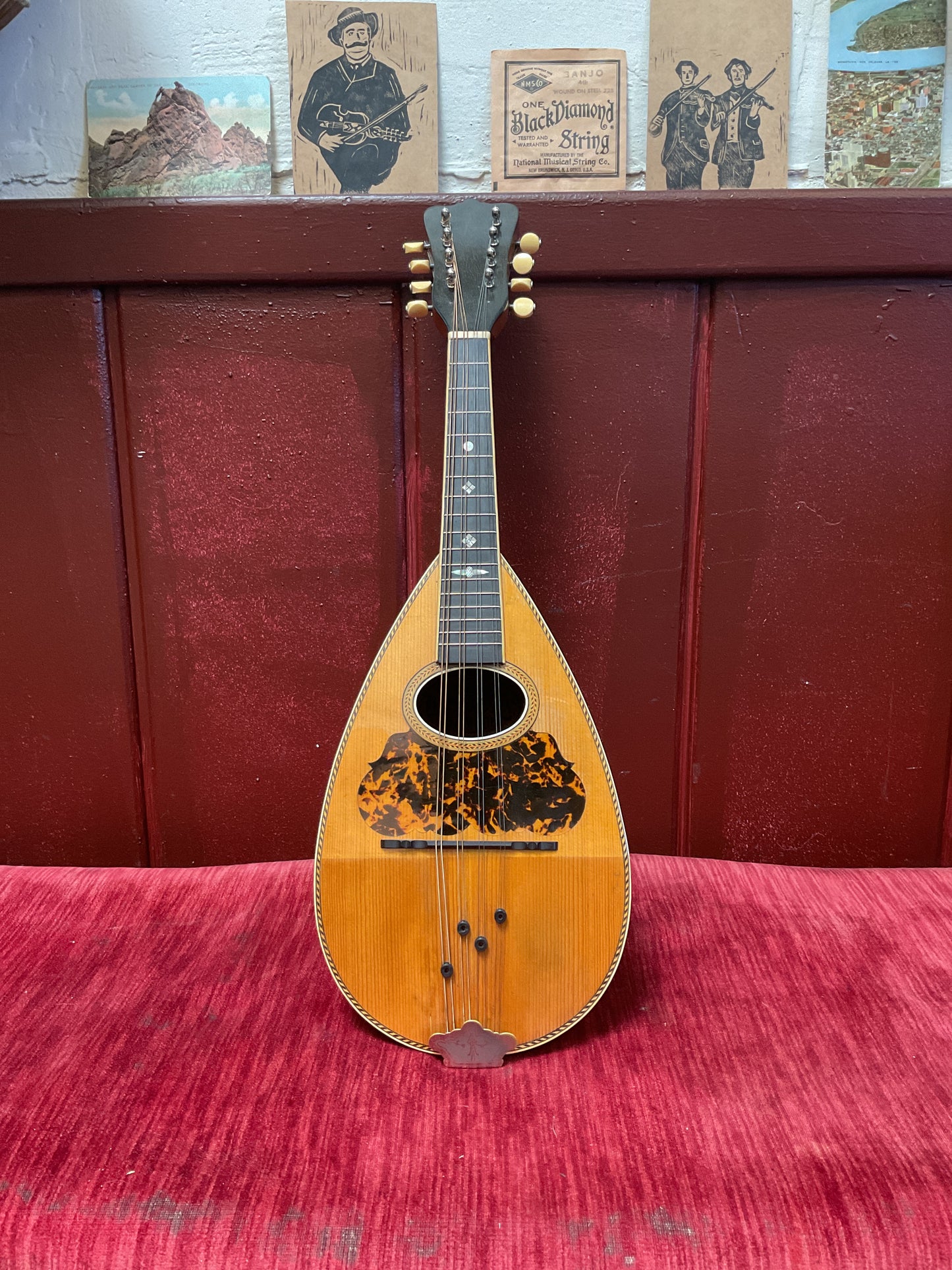 Washburn Bowl Back Mandolin (1910s) with Original Case