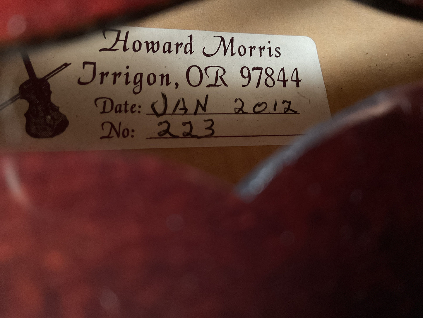 Howard Morris No. 223 F-Style Mandolin (2012) with Case