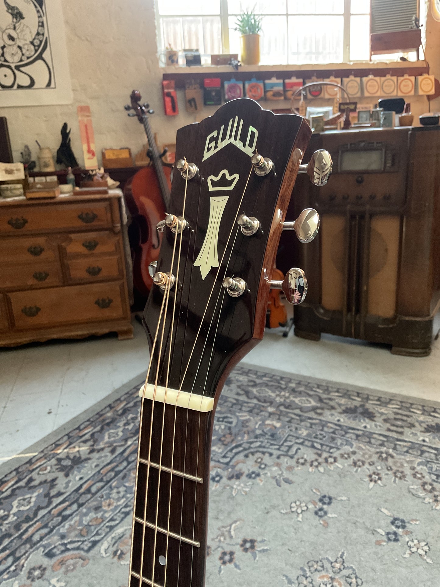 Guild M140 Acoustic Guitar with Guild Premium Gig Bag