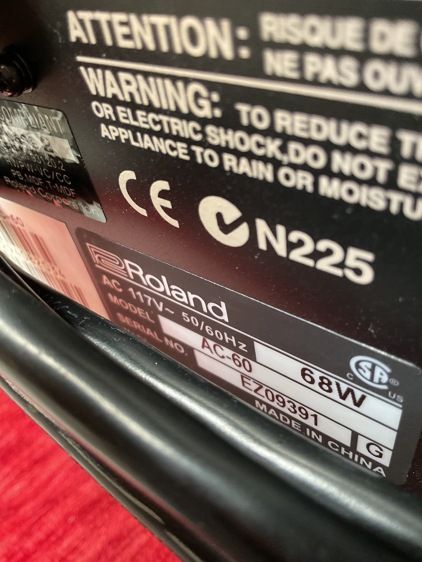 Roland AC-60 Acoustic Chorus Amp with Case