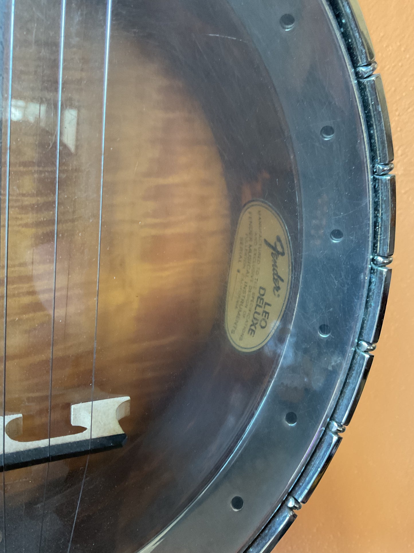 Fender Leo Deluxe Resonator Banjo with Case