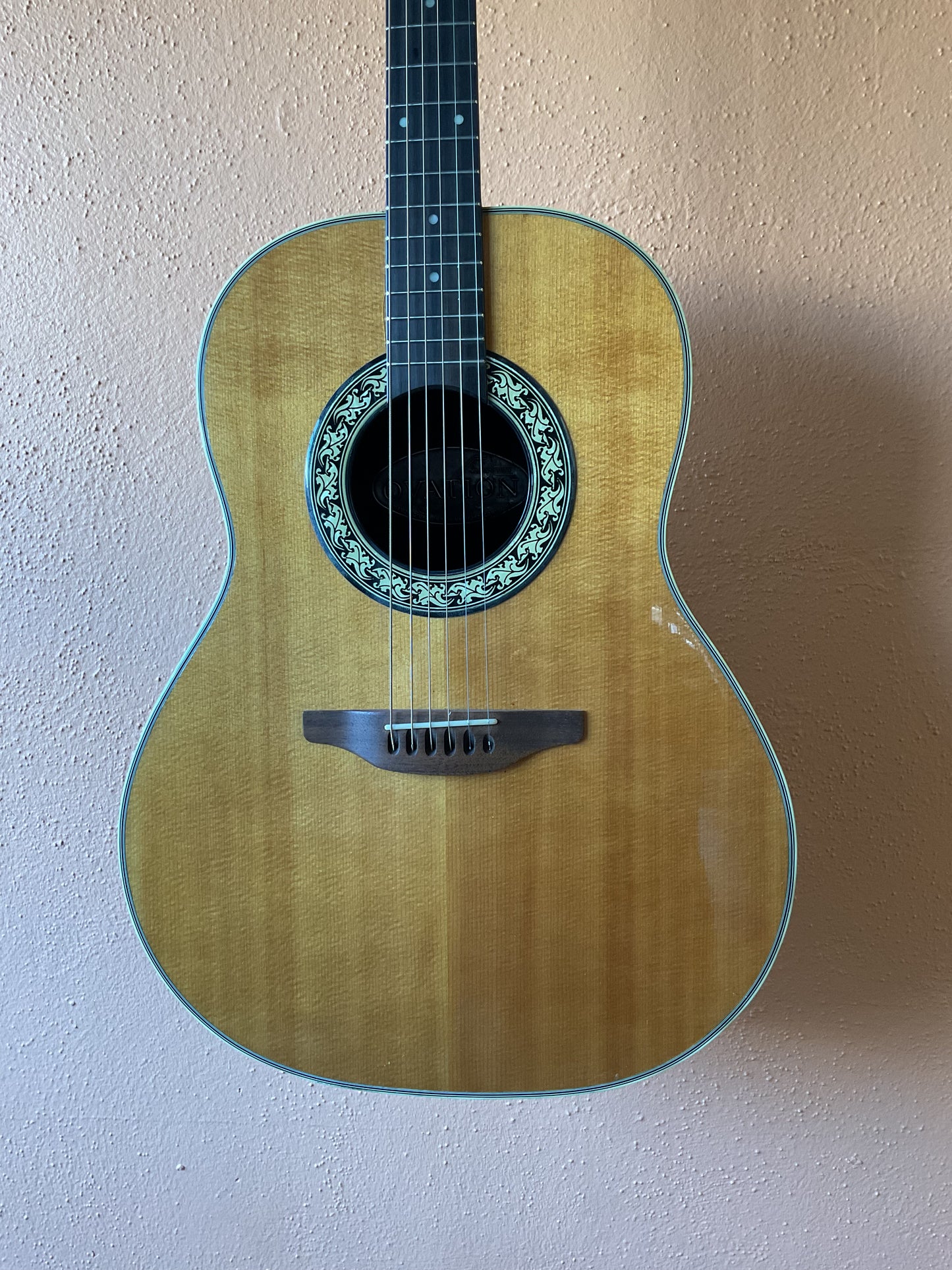 1973 Ovation 1111-4 Balladeer Acoustic Guitar
