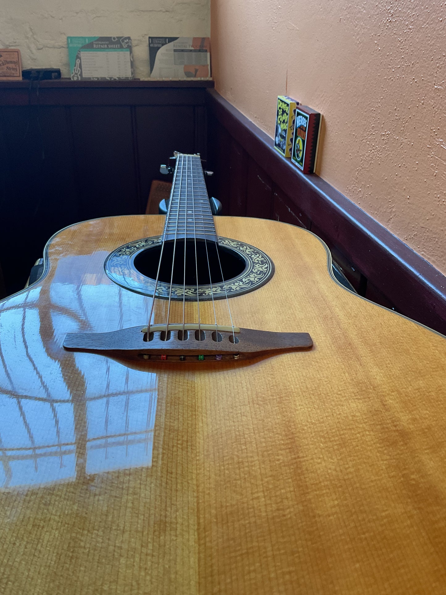 1973 Ovation 1111-4 Balladeer Acoustic Guitar