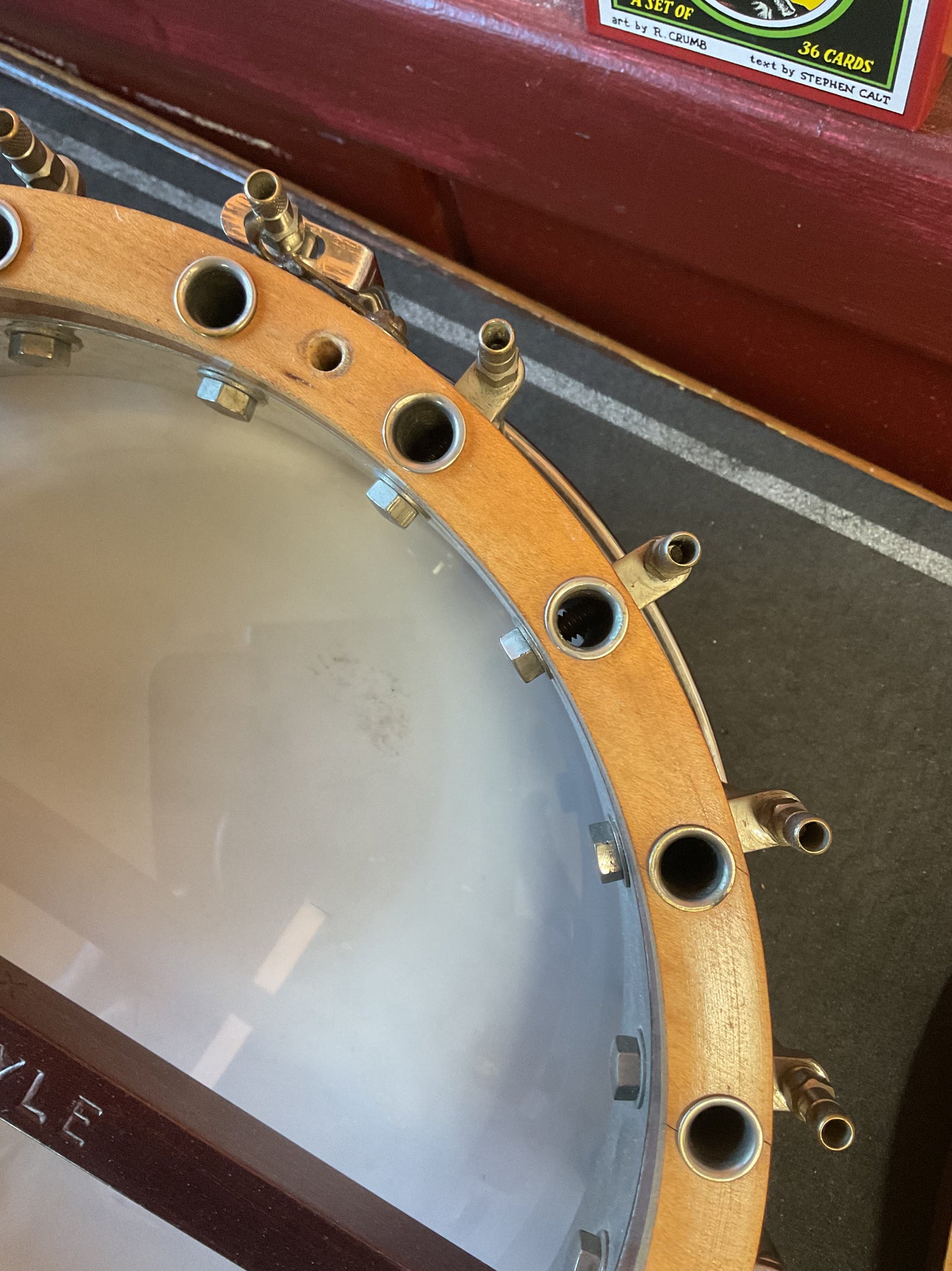Langstyle No. 2 Triple X Resonator Banjo (1920s) with 5-String StewMac Neck and Case