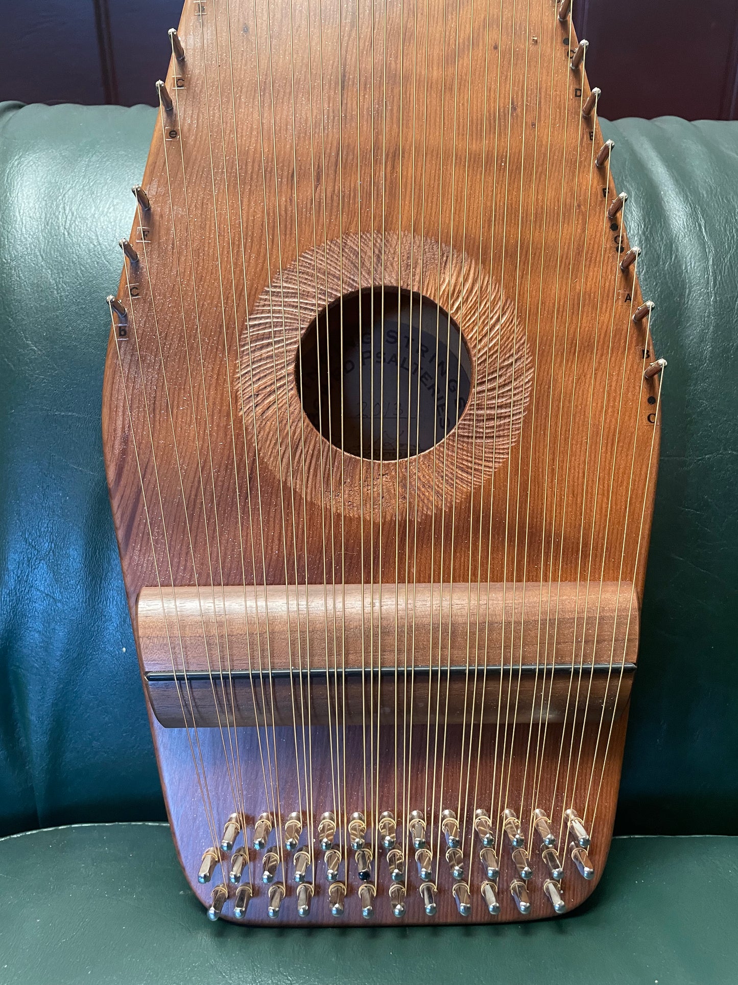 Ringing Strings (Rick Long) Baritone Bowed Psaltery with Bows and Bag