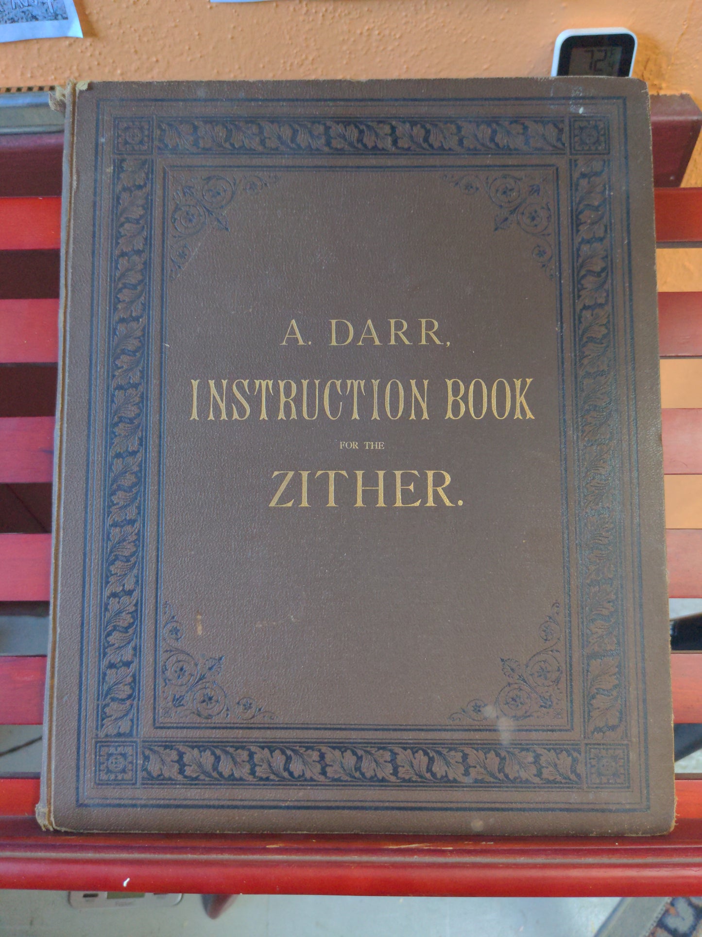 Instruction Book for the Zither (A. Darr)