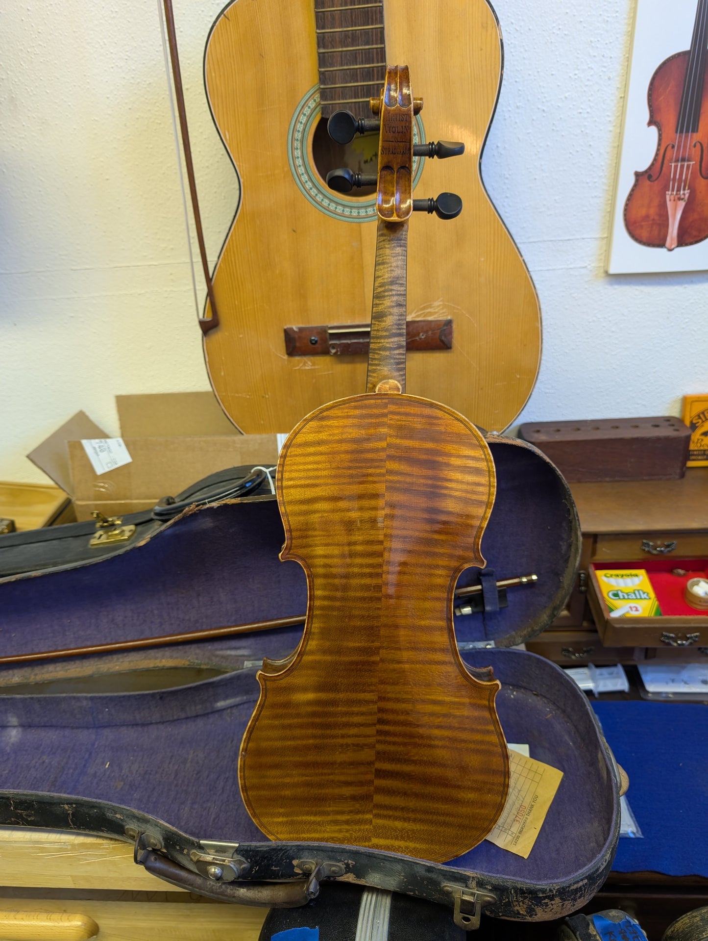 American Conservatory Stradivarius Artist Model Violin Outfit (Late 1800s | German), 4/4 Size