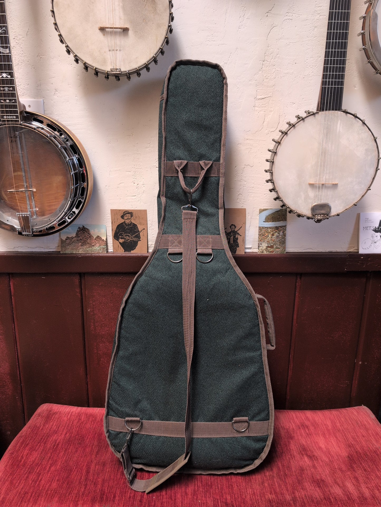 AXL Padded Guitar Gig Bag (Forest Green)