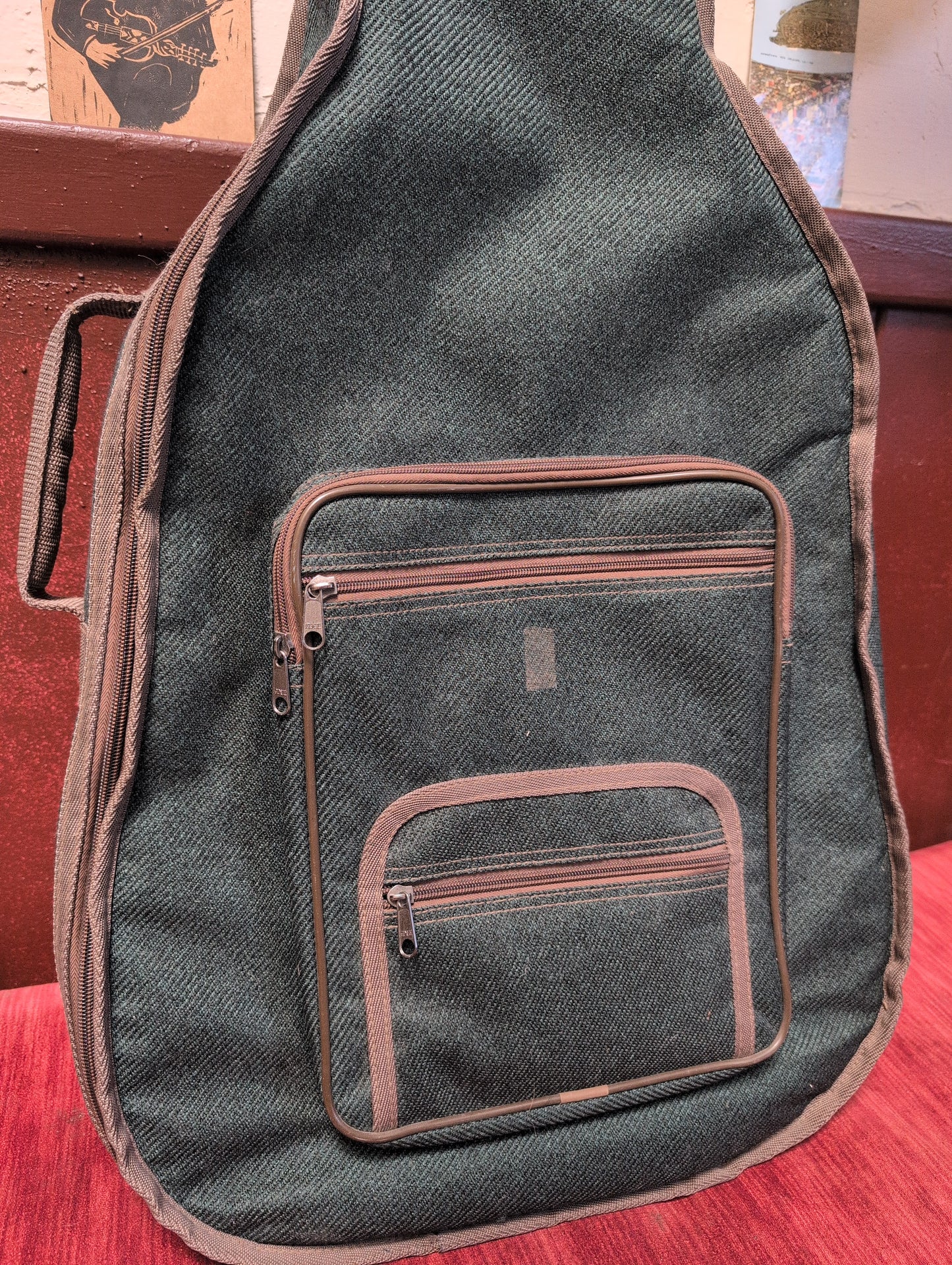 AXL Padded Guitar Gig Bag (Forest Green)