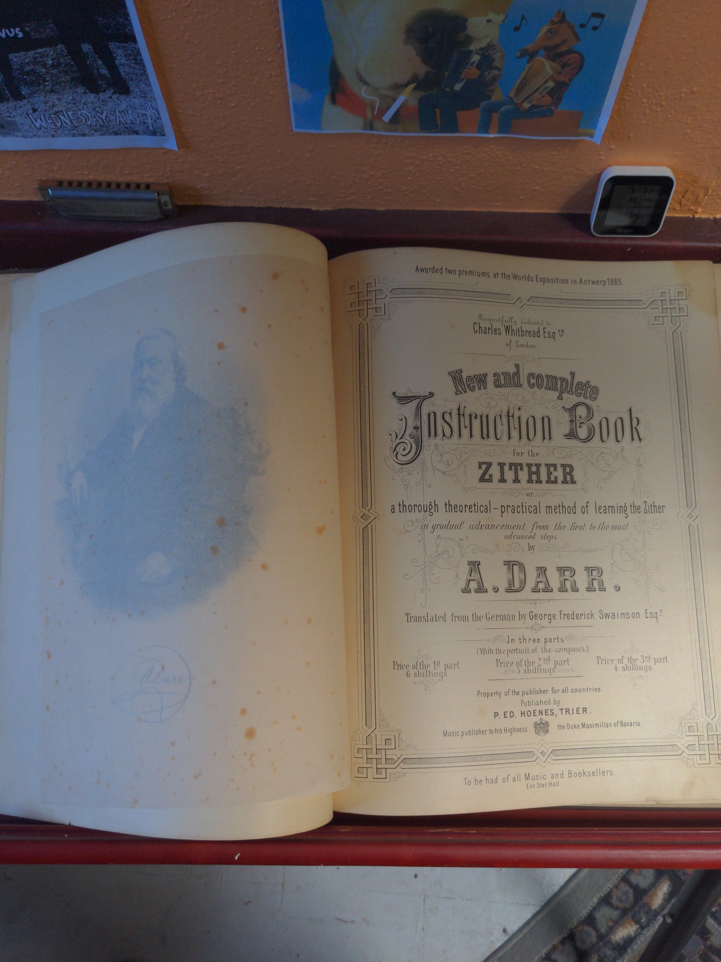 Instruction Book for the Zither (A. Darr)