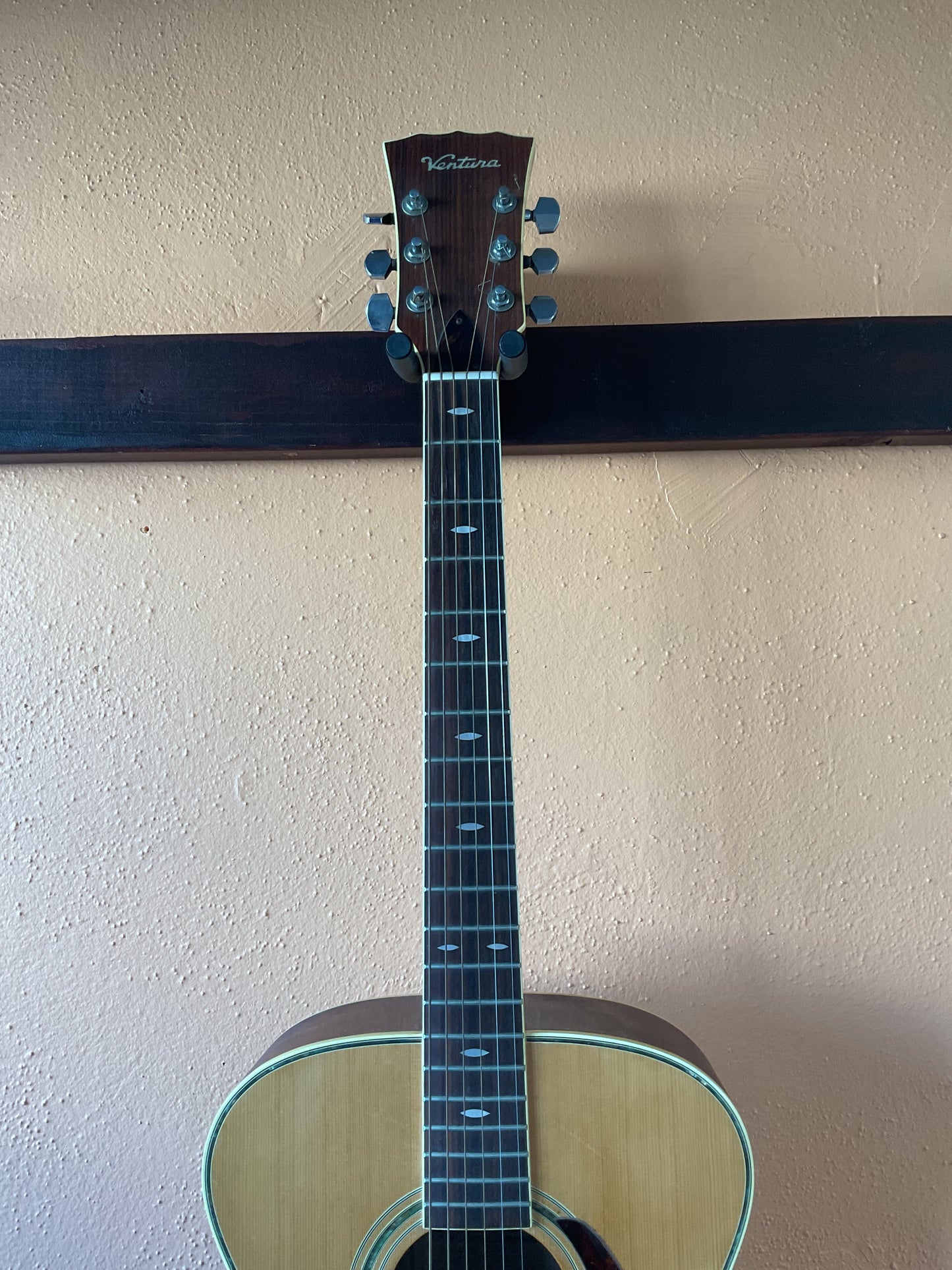 Ventura V-12 Acoustic Guitar (1960s) with Case and Strap