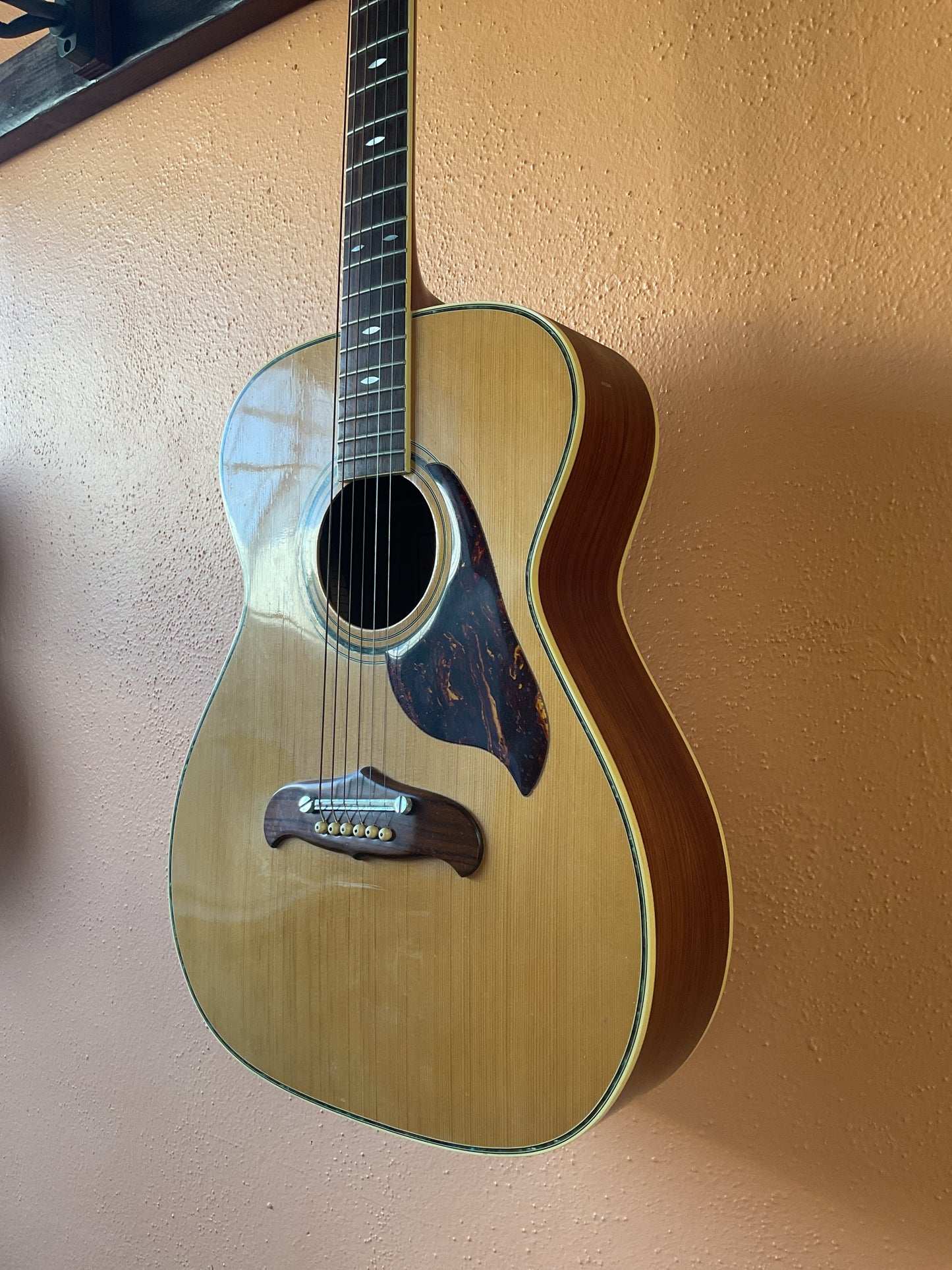 Ventura V-12 Acoustic Guitar (1960s) with Case and Strap