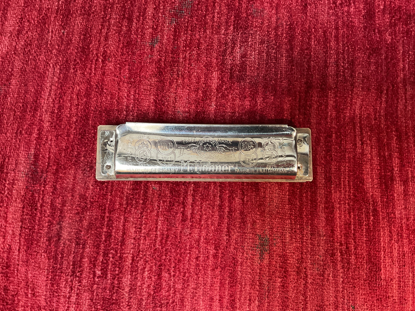 Vintage M. Hohner No. 1896 Marine Band Harmonica (Key of A | Made in Germany) with Original Box