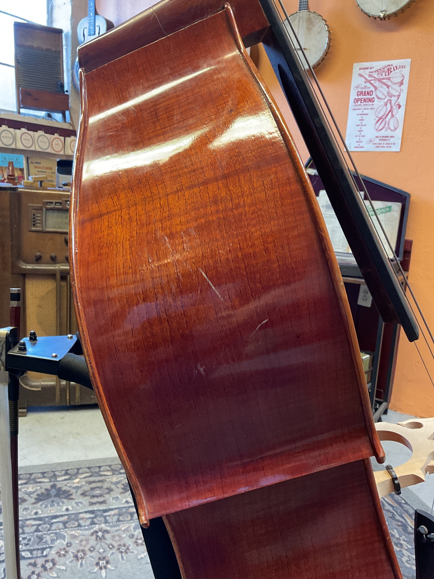 Century Strings Upright Bass, 3/4 Size