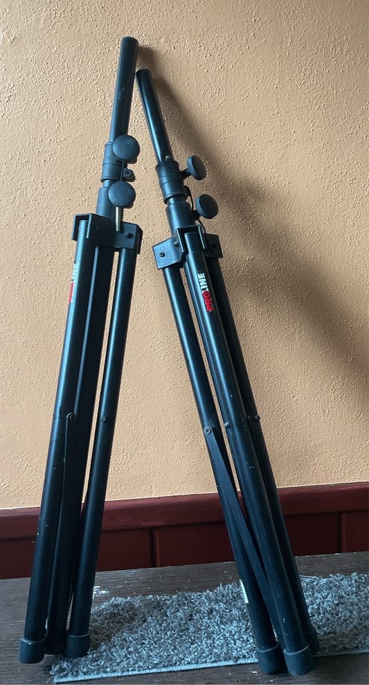 Pro Line LST2BK Speaker Stands