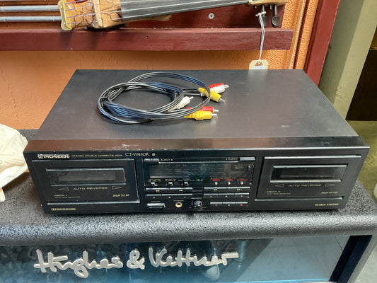Pioneer CT-W450R Dual Tape Deck (1980s)