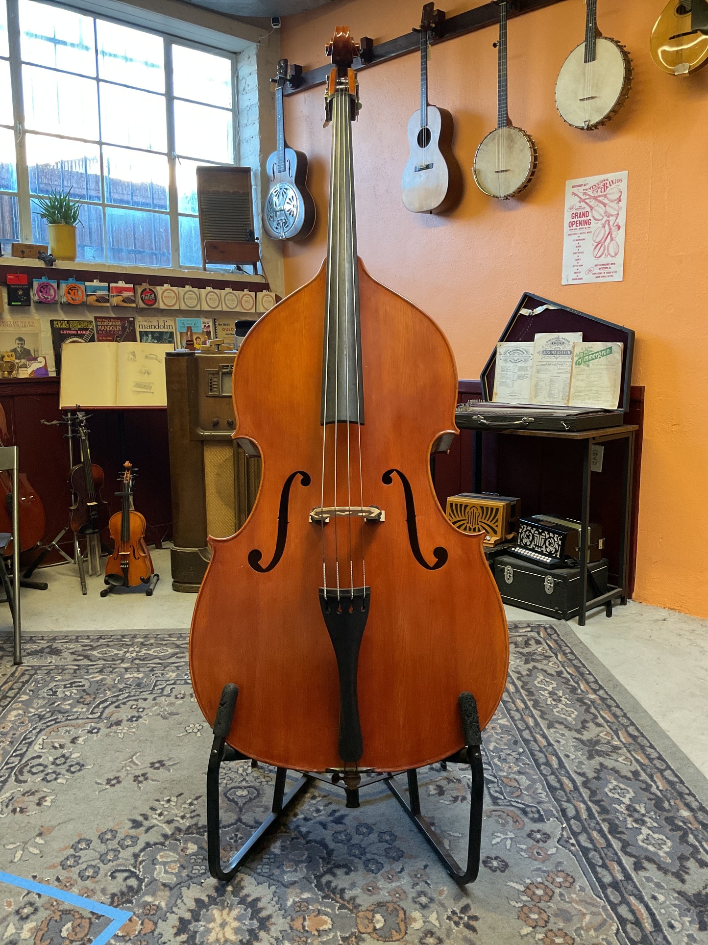 Century Strings Upright Bass, 3/4 Size