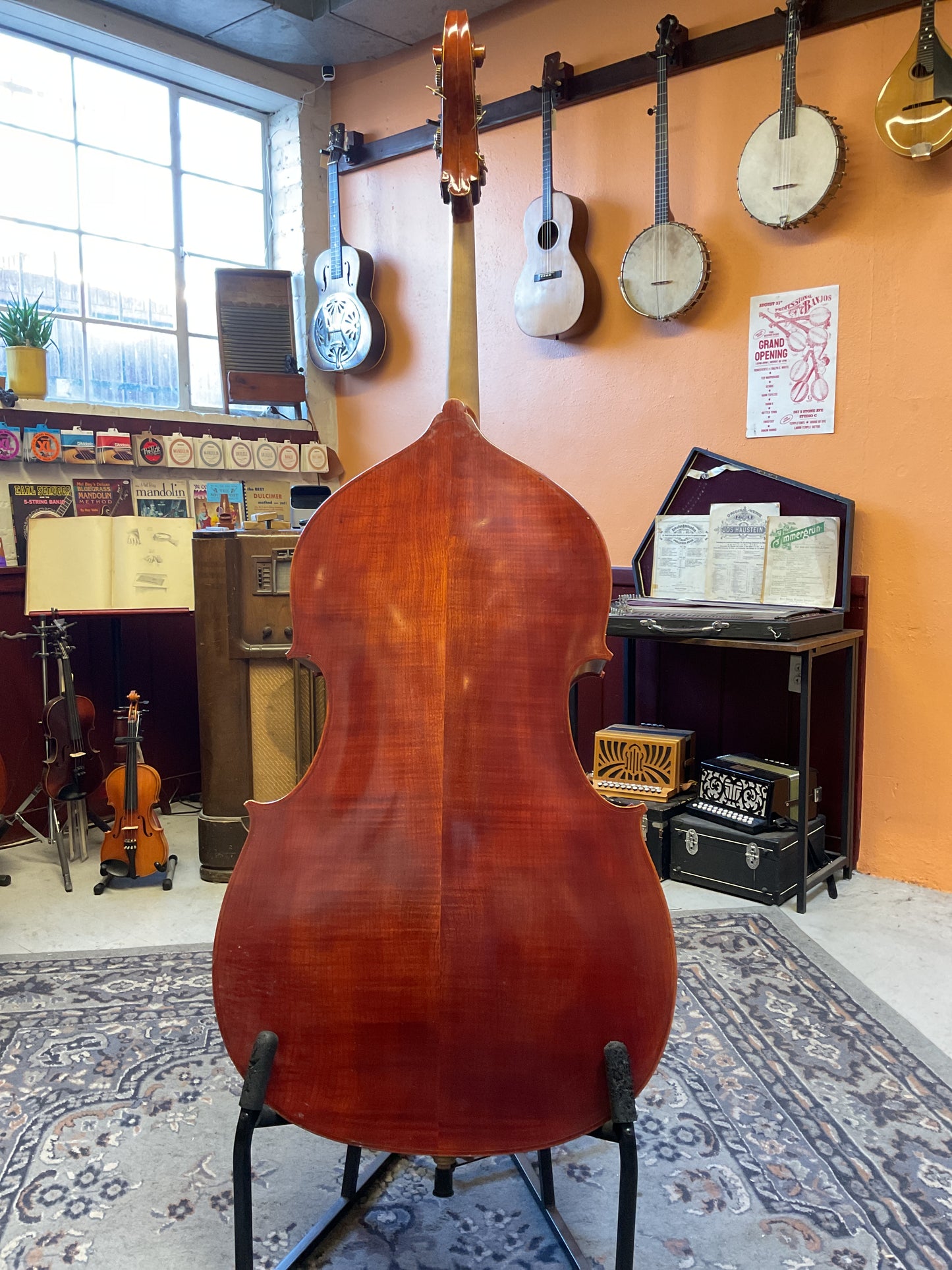 Century Strings Upright Bass, 3/4 Size