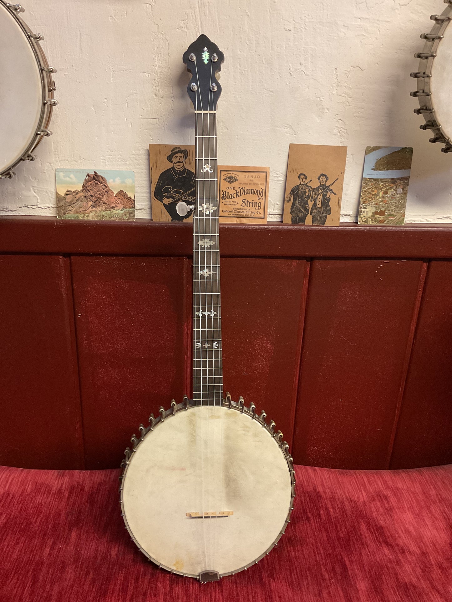 1890s 5-String Open Back Banjo (Unbranded)