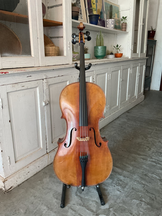 Anton Schroetter Cello Outfit (Vintage Strad Copy | Made in Germany), 4/4 Size