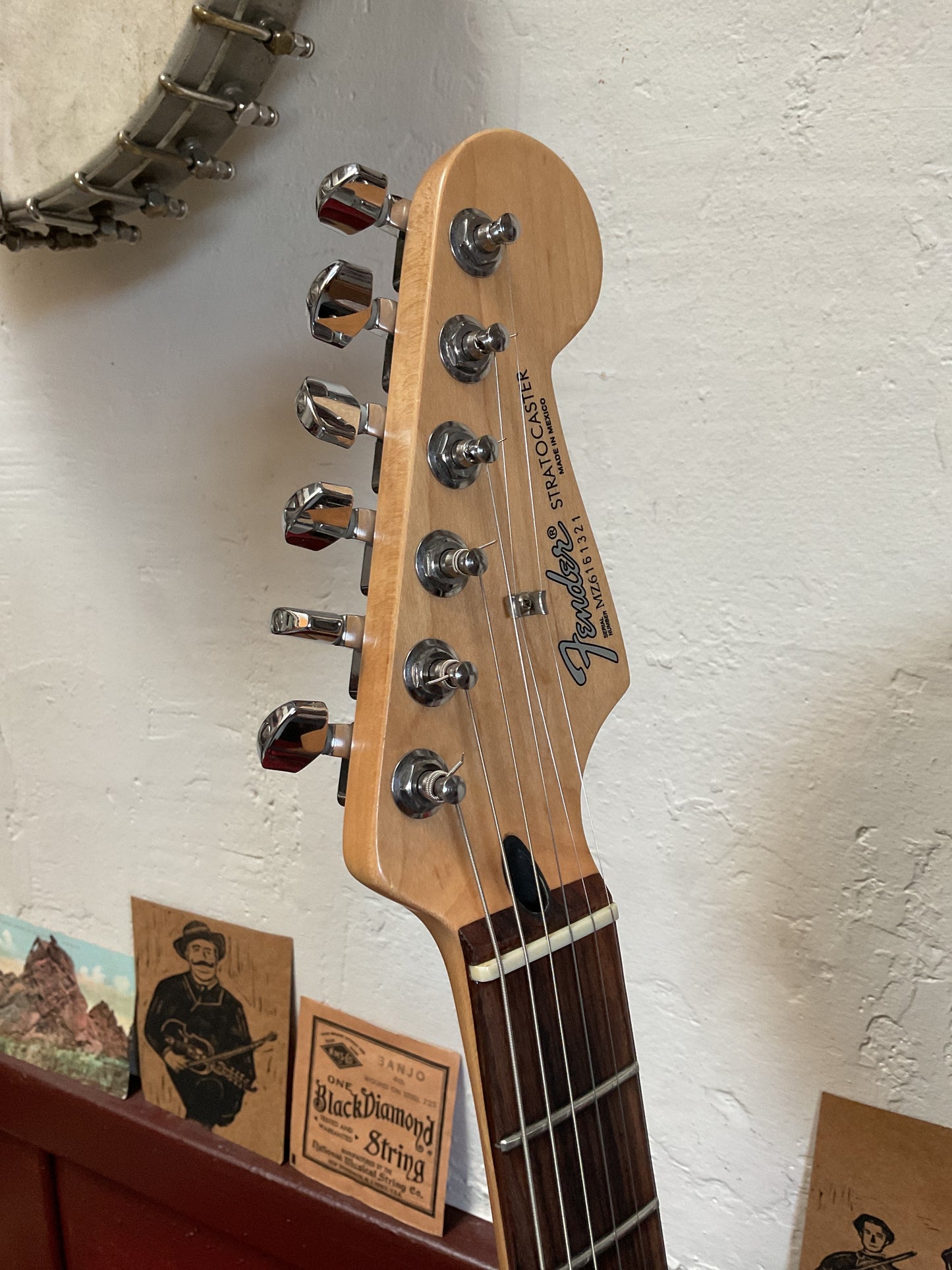 Red Fender 60th Anniversary Stratocaster MIM (2006) with Bag