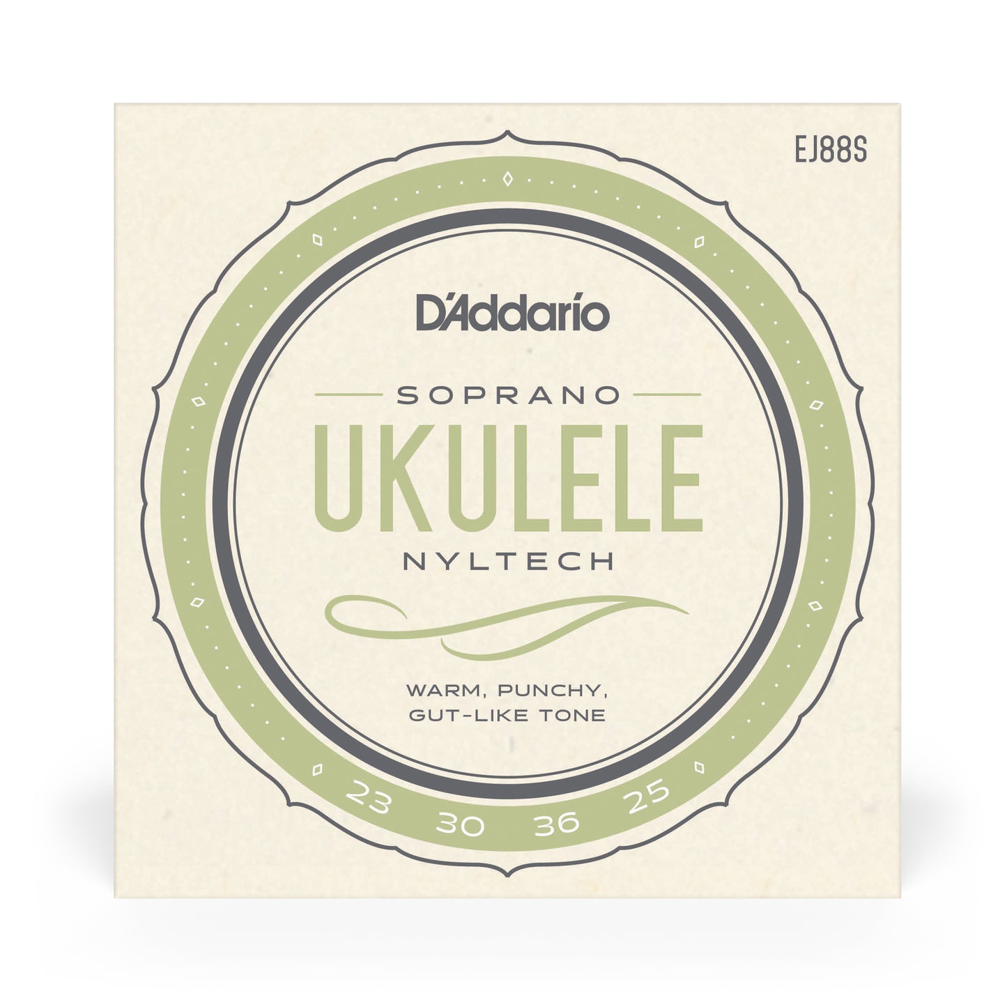 D'Addario EJ88S Nyltech Ukulele Strings, Soprano