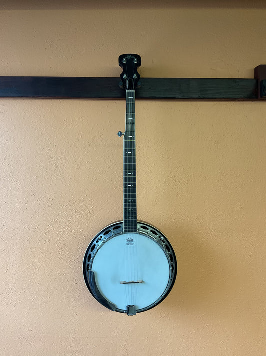 Aria 5-String Resonator Banjo (1970s) with Case