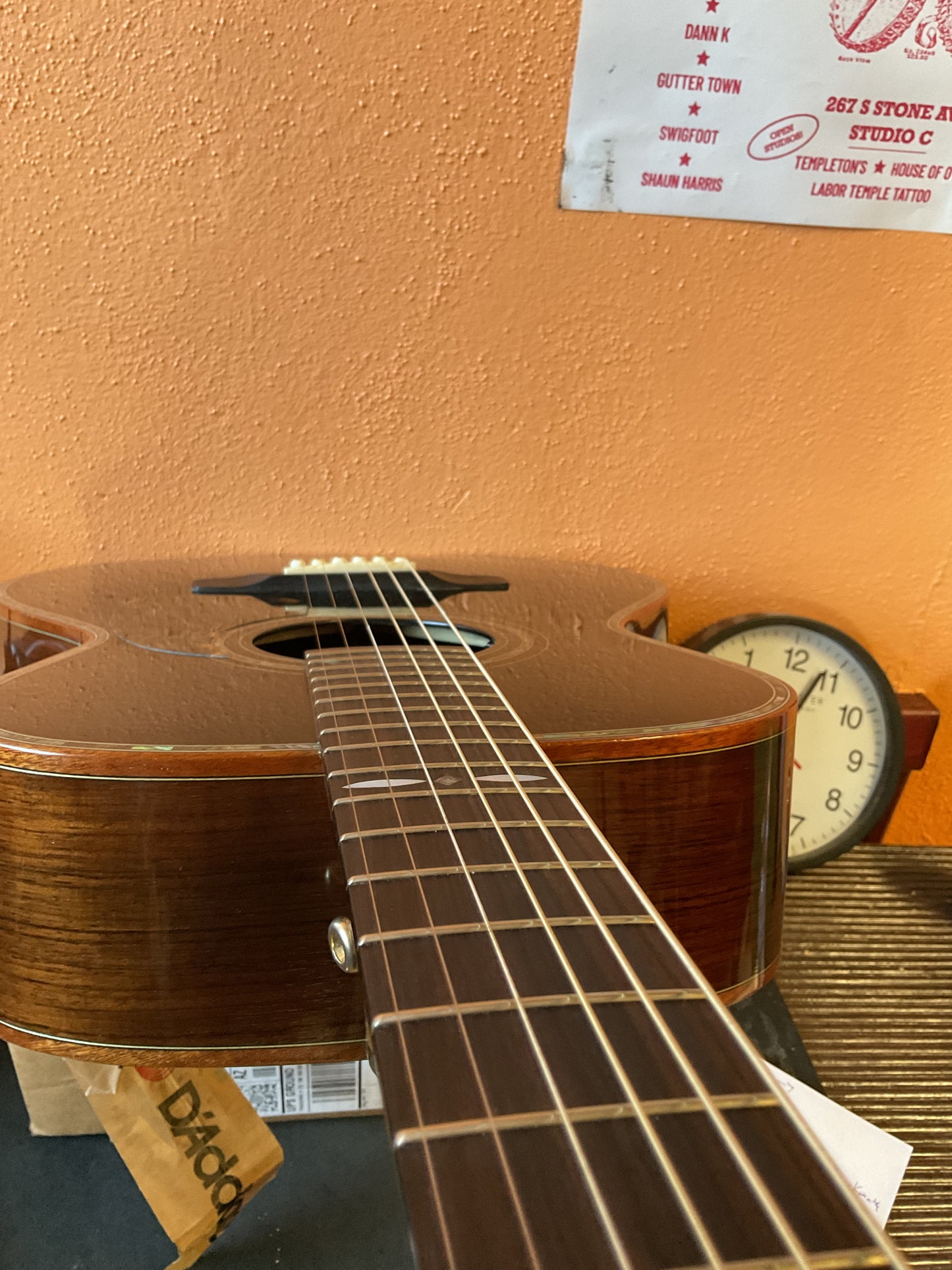 Luthier-Built OM Acoustic Guitar (2018) with Case