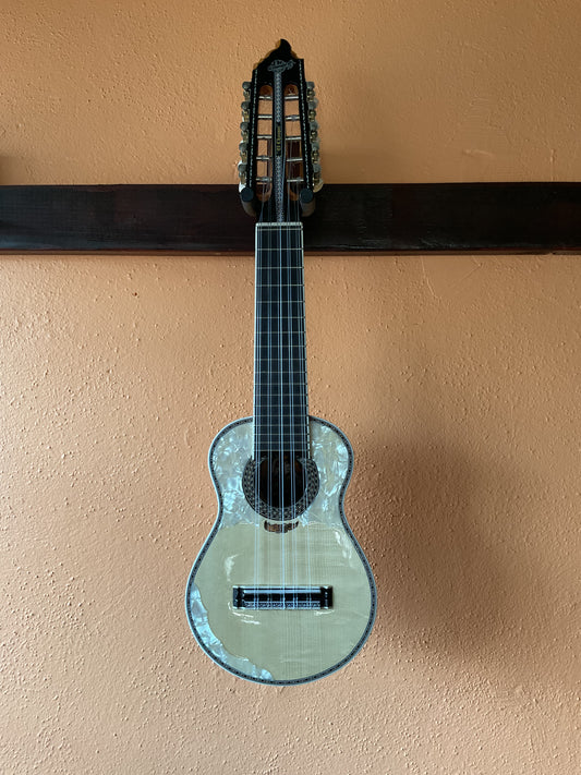 El Chasqui Professional Grade Charango with Pickup and Bag