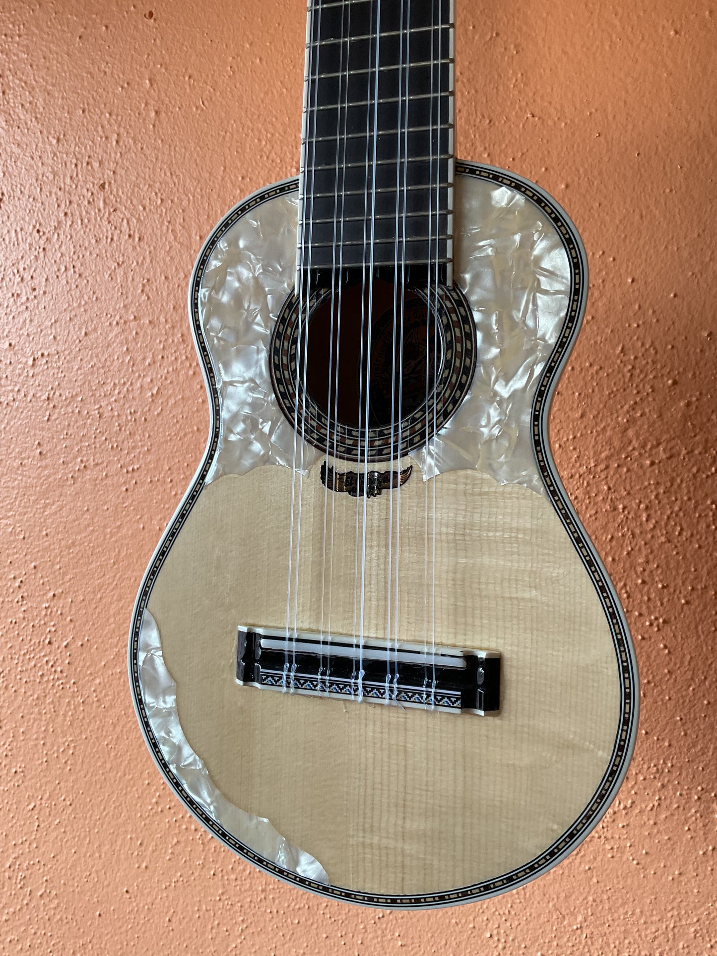 El Chasqui Professional Grade Charango with Pickup and Bag