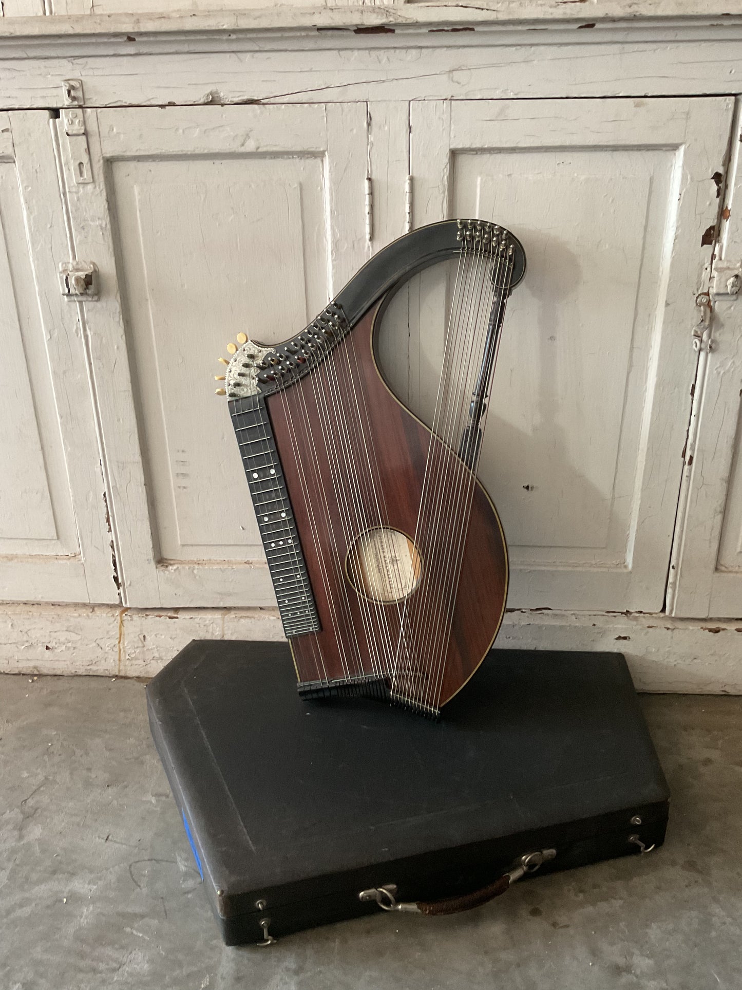 Johann Haslwanter Concert Zither (1800s) with Case