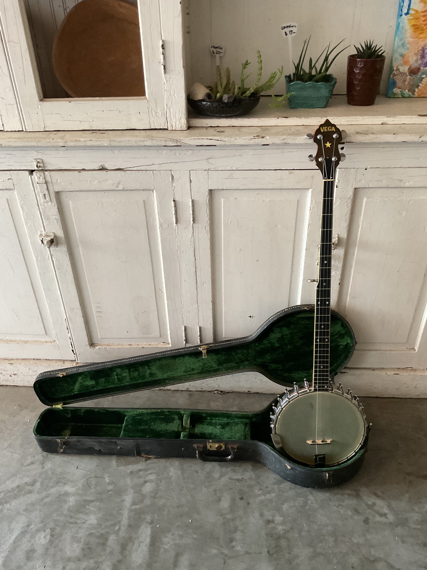 Vega Tubaphone Pete Seeger Long Neck Banjo (1963) with Case