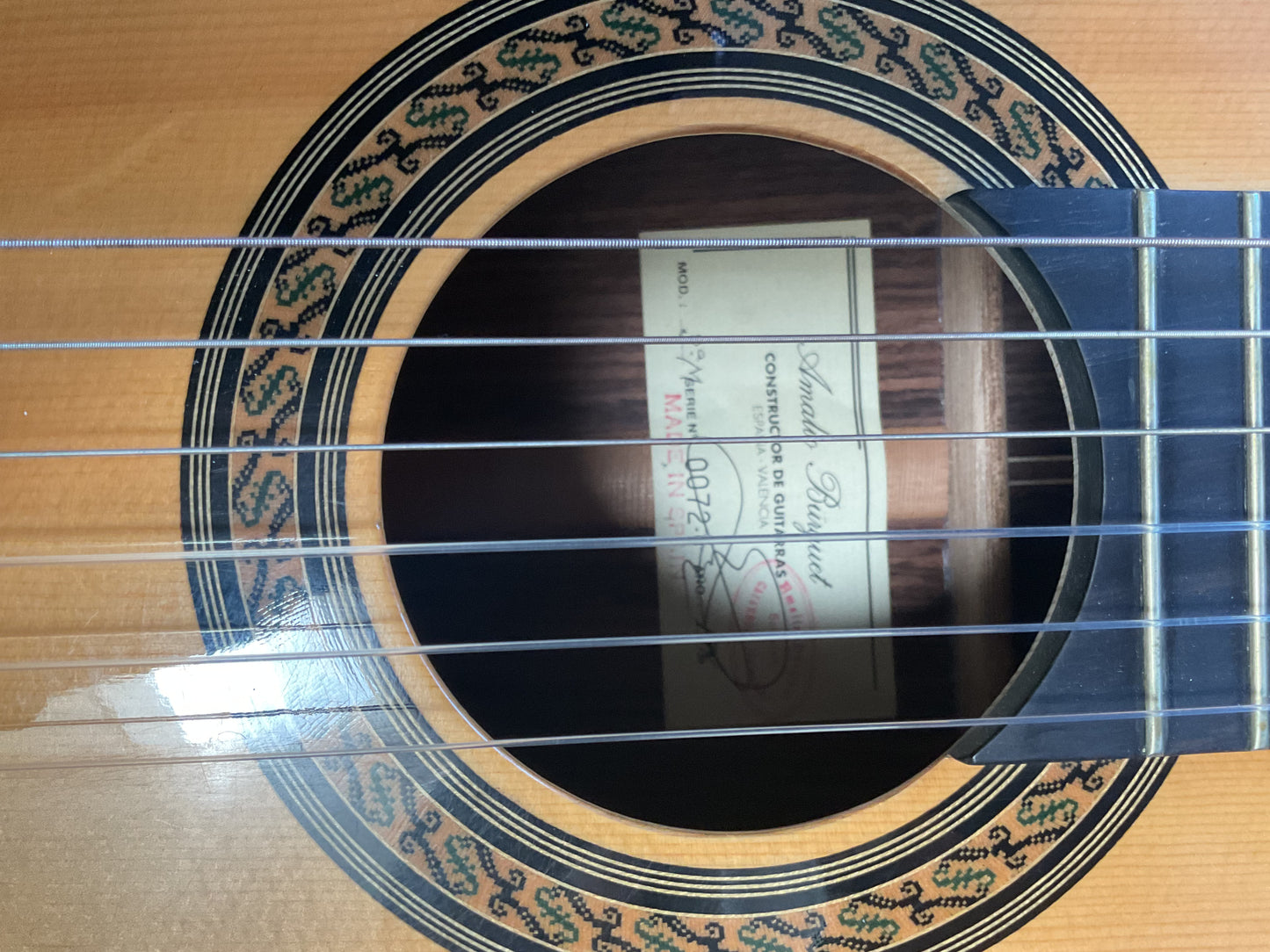 Amalio Burguet 3M Classical Guitar (1996) with Case