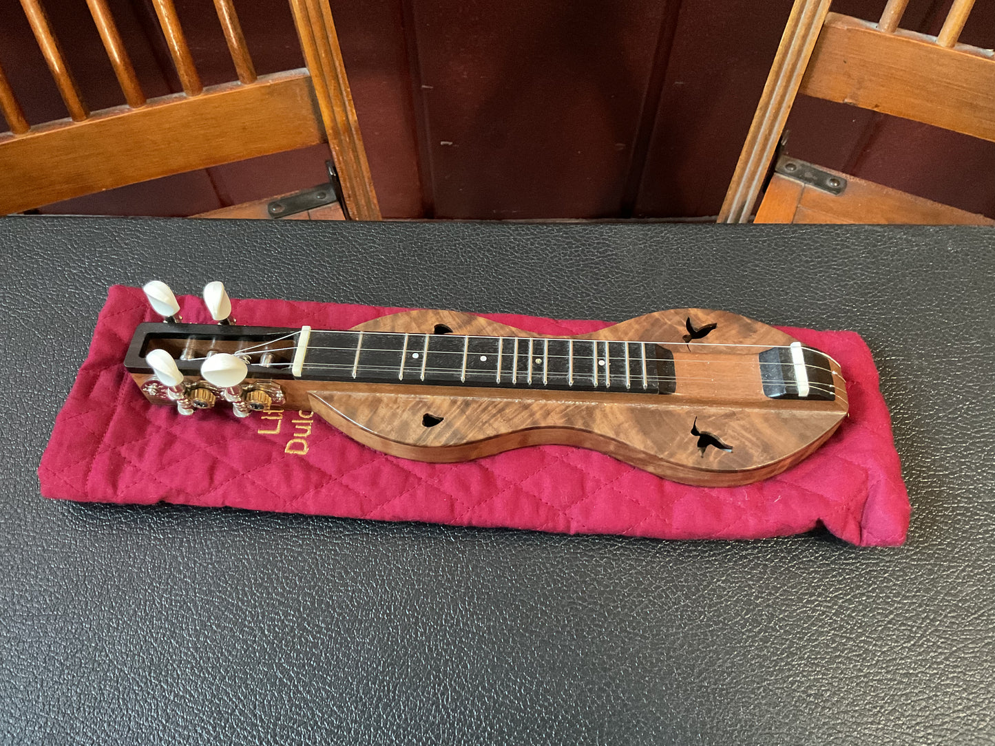 Double D Dulcimers (Don Neuhauser) Little Dulcimer (2011) with Bag