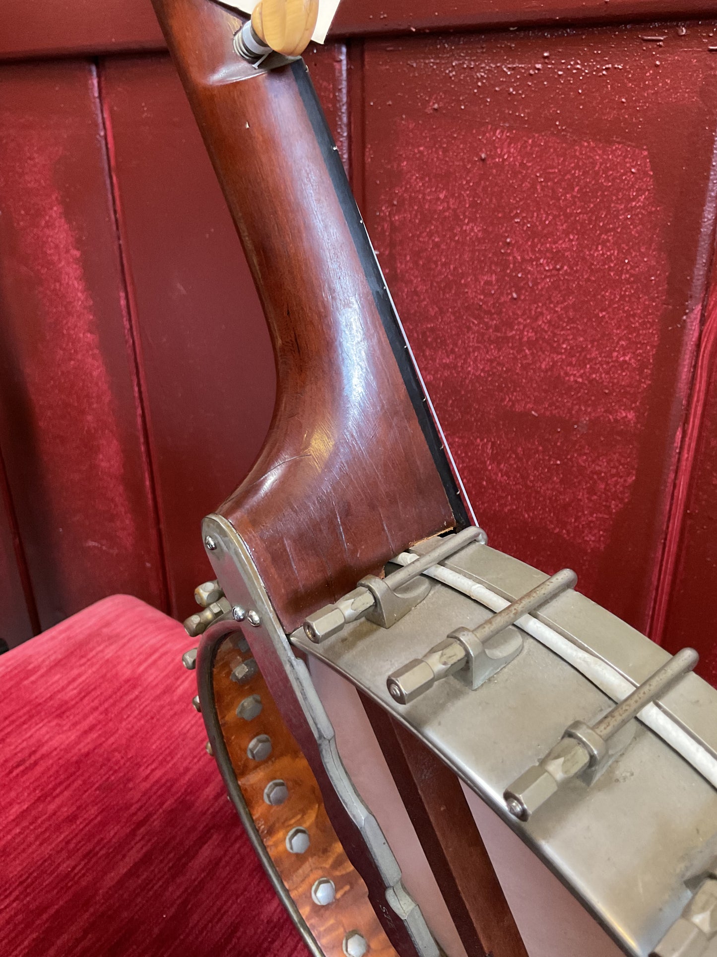 1890s S. S. Stewart Banjeaurine (Short Scale Banjo) with Bag