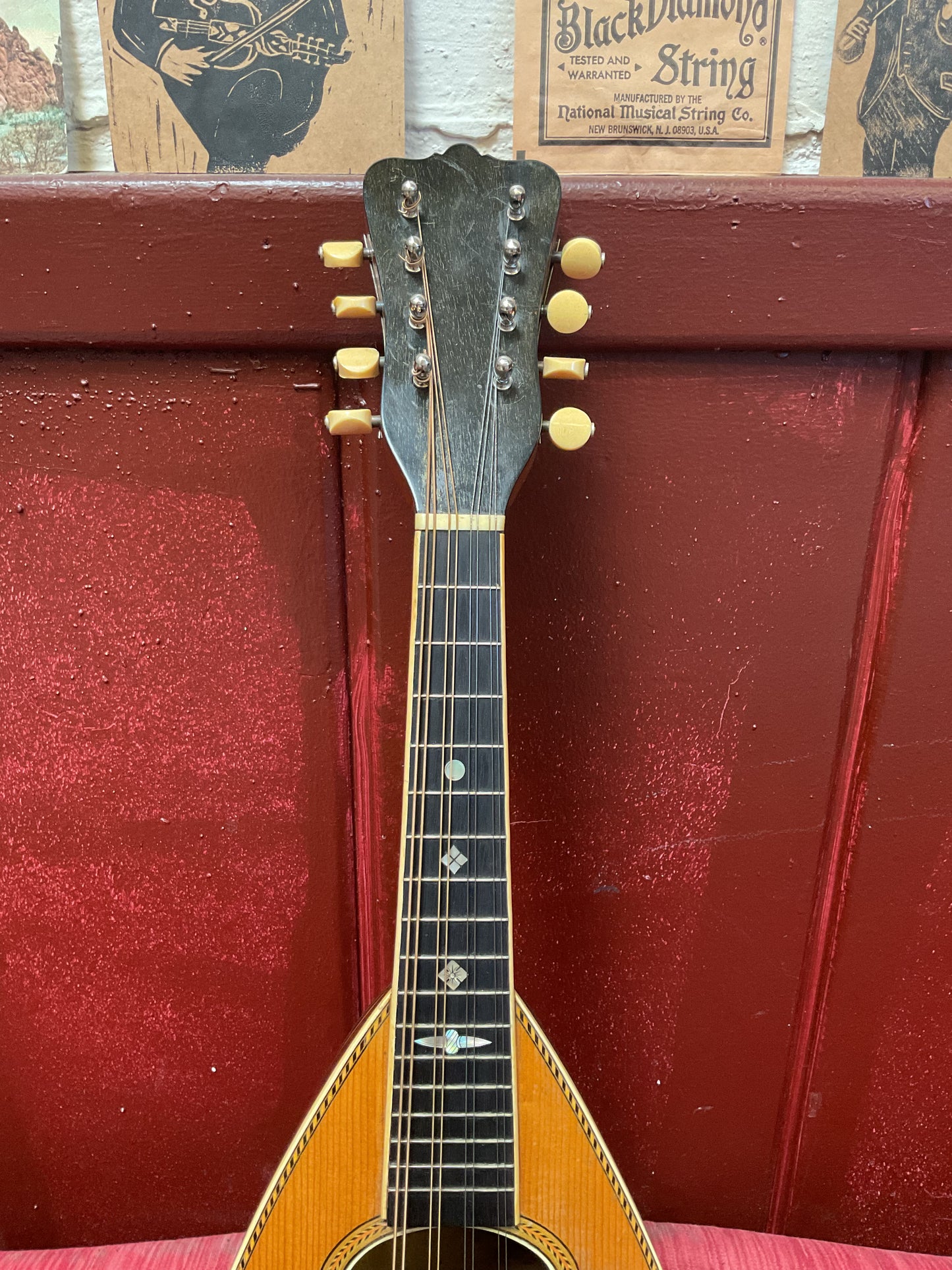 Washburn Bowl Back Mandolin (1910s) with Original Case