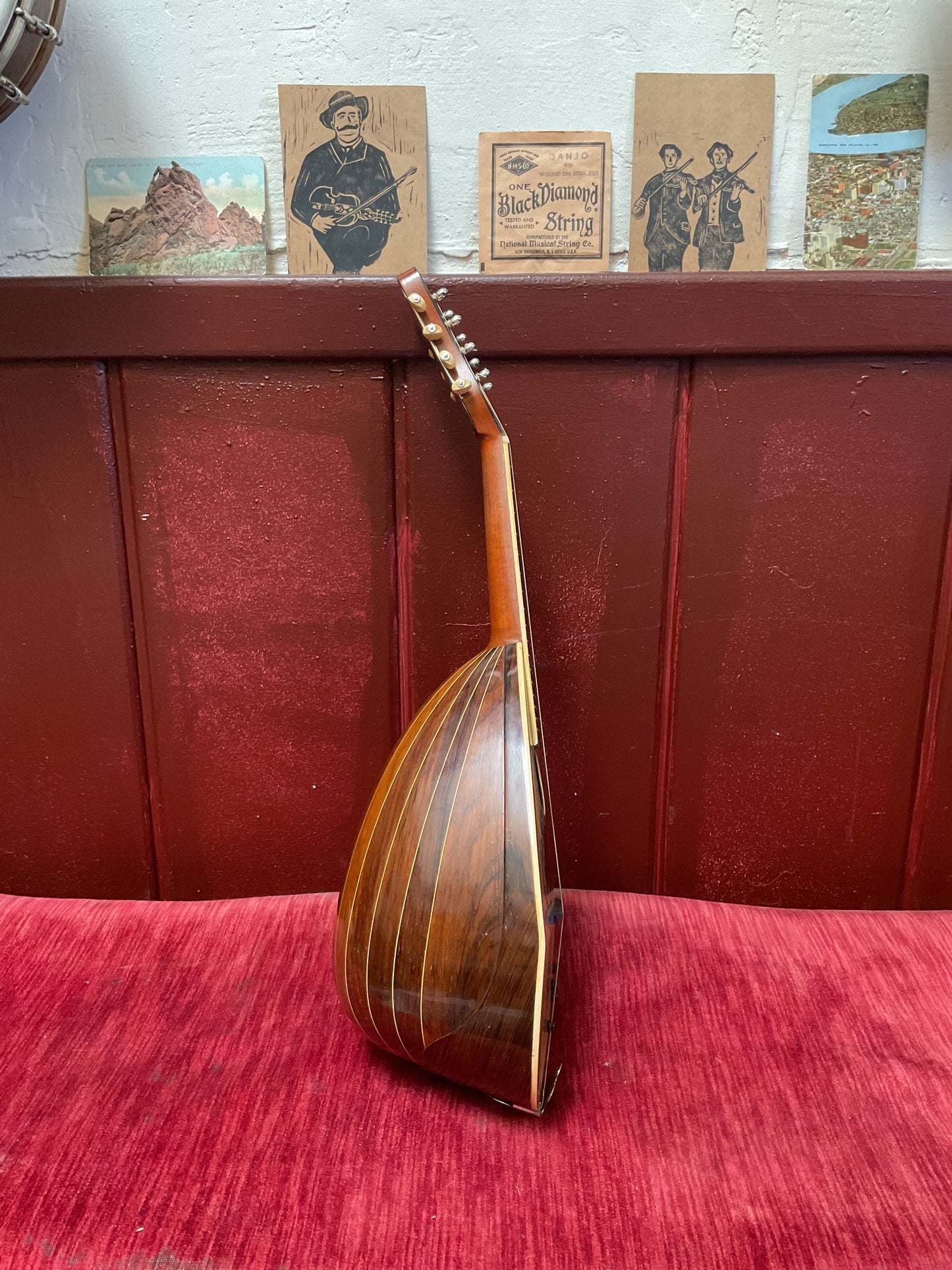 Washburn Bowl Back Mandolin (1910s) with Original Case