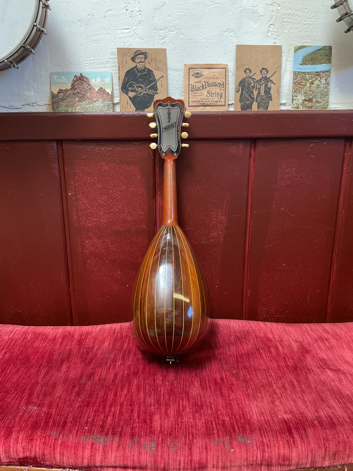 Washburn Bowl Back Mandolin (1910s) with Original Case