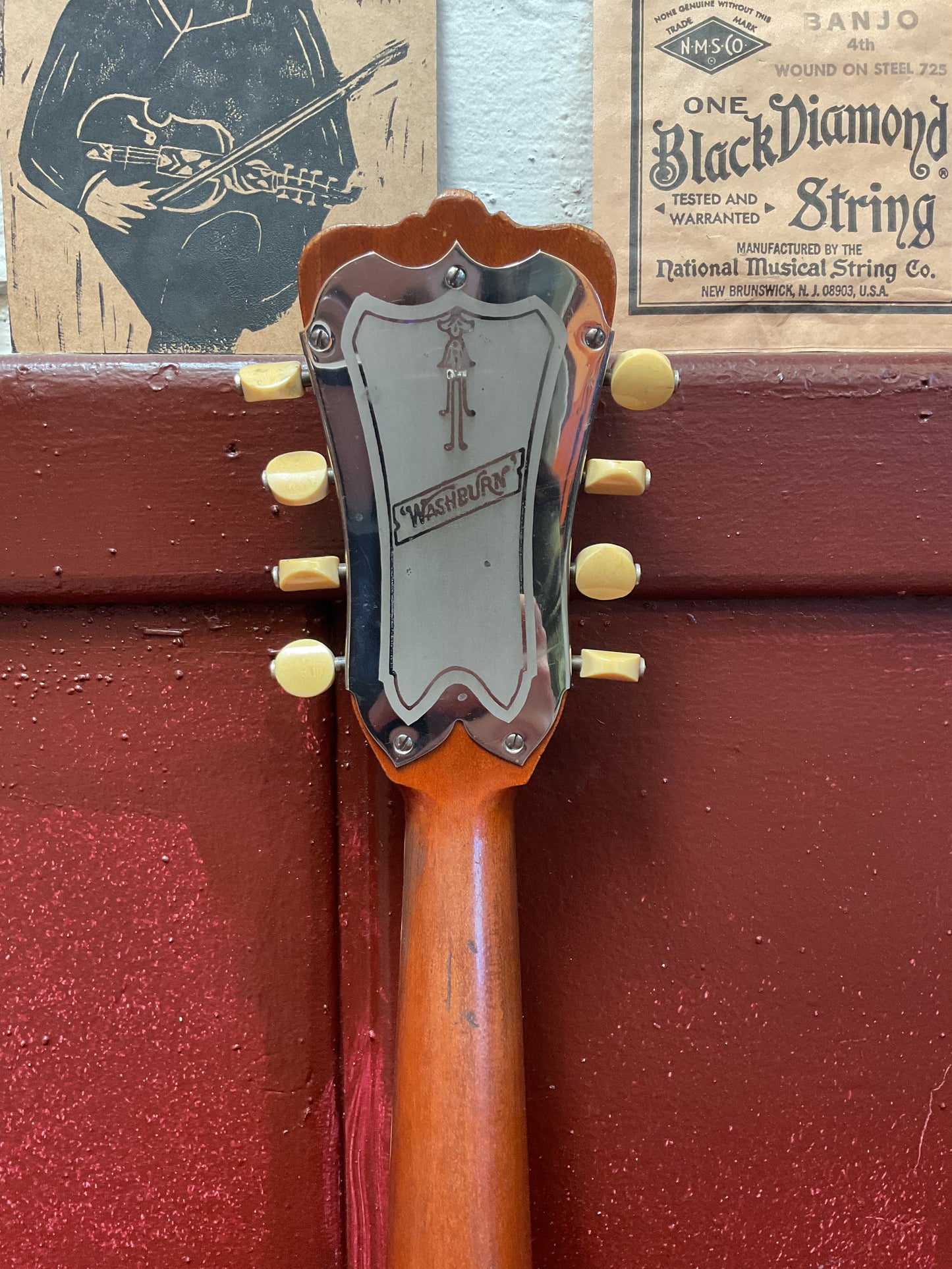 Washburn Bowl Back Mandolin (1910s) with Original Case