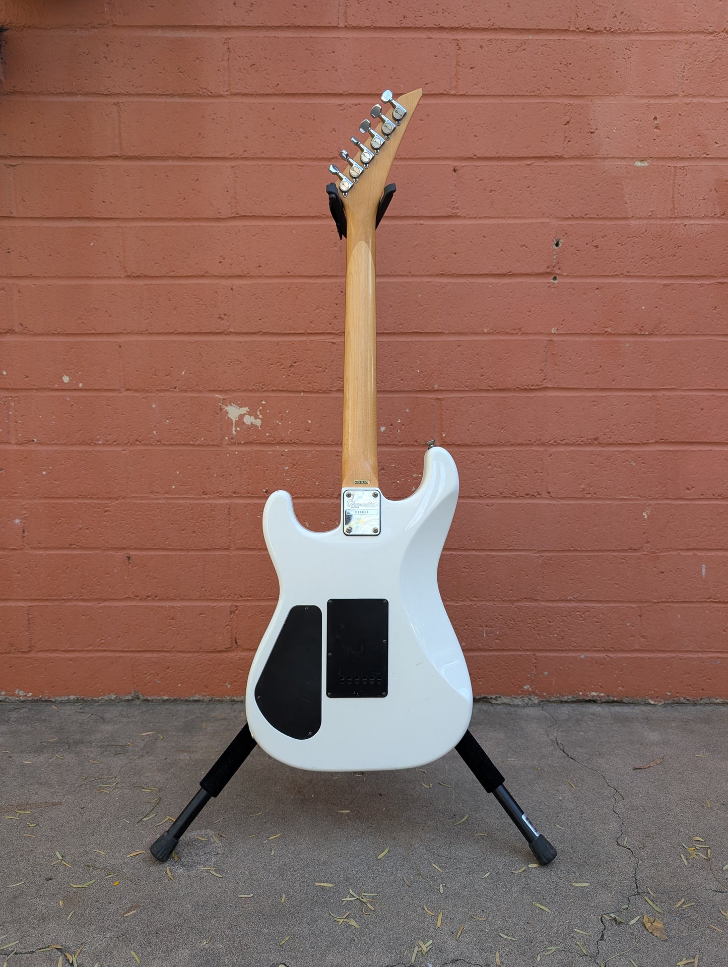 Def Leppard Signed Charvette by Charvel Model 200 (ca. 1990 | Made in Japan) Snow White Electric Guitar